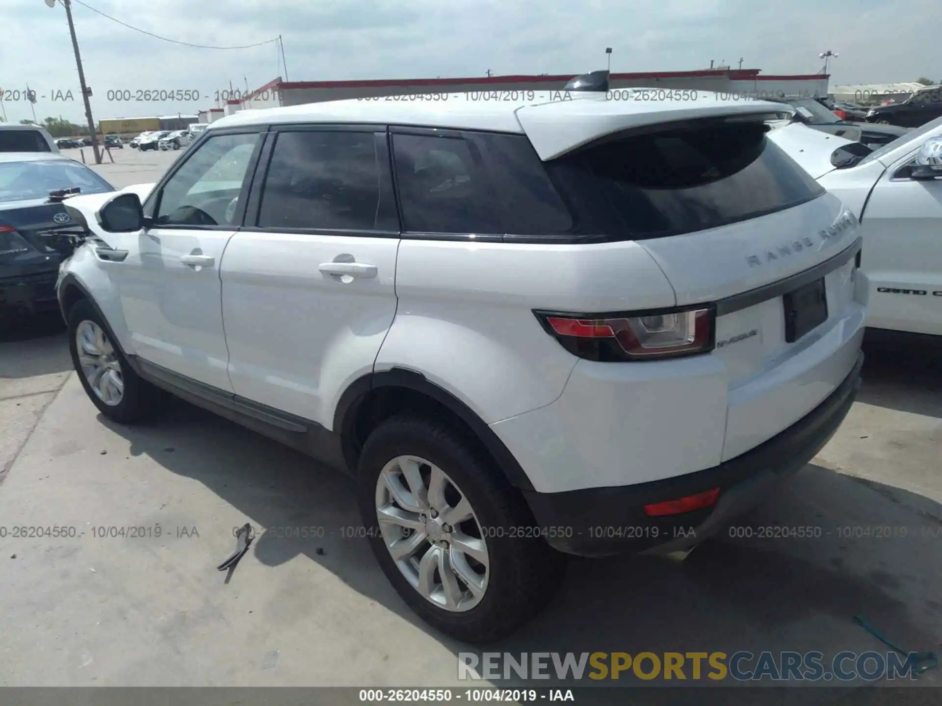 3 Фотография поврежденного автомобиля SALVP2RX2KH347422 LAND ROVER RANGE ROVER EVOQU 2019