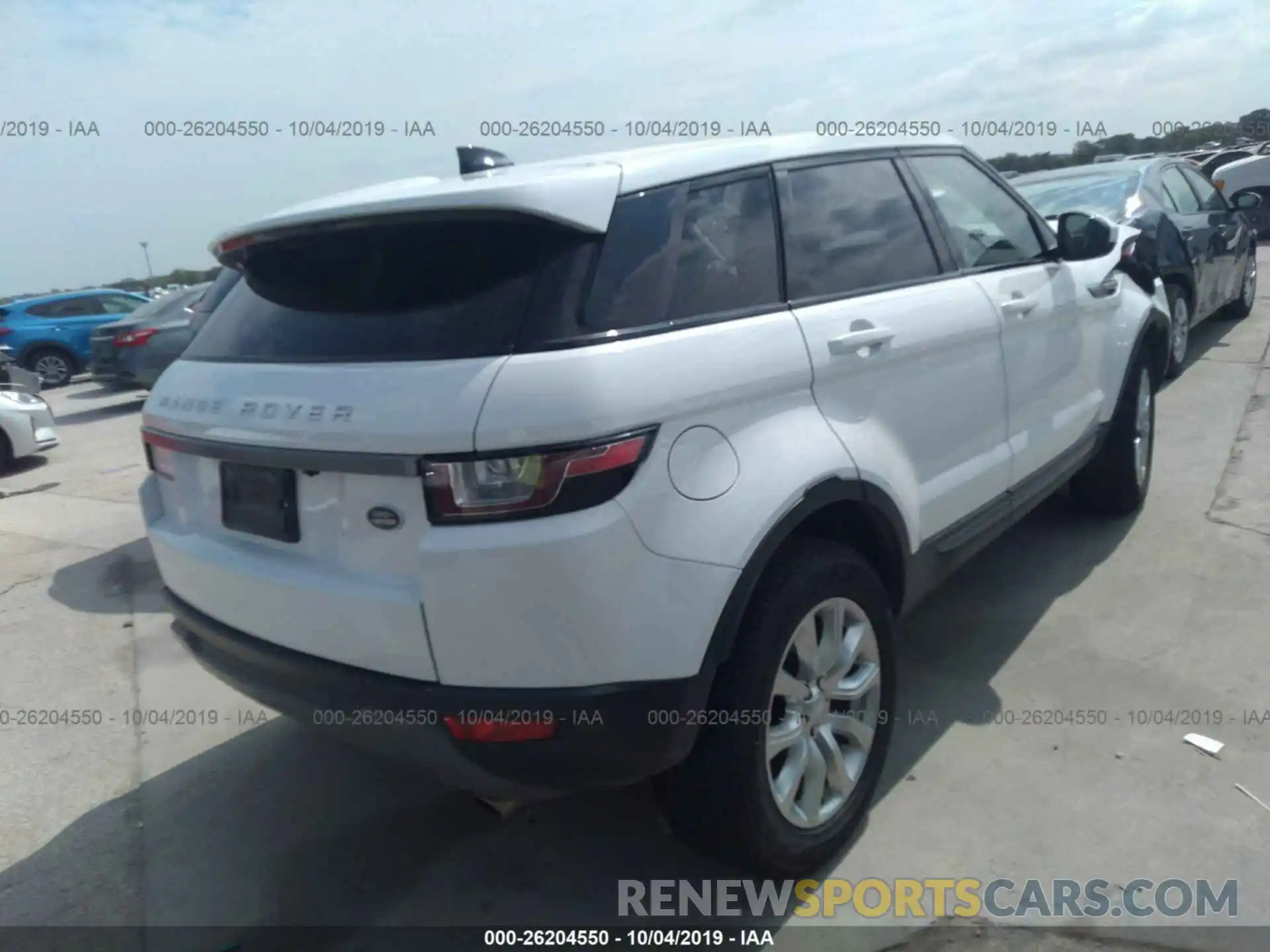 4 Photograph of a damaged car SALVP2RX2KH347422 LAND ROVER RANGE ROVER EVOQU 2019