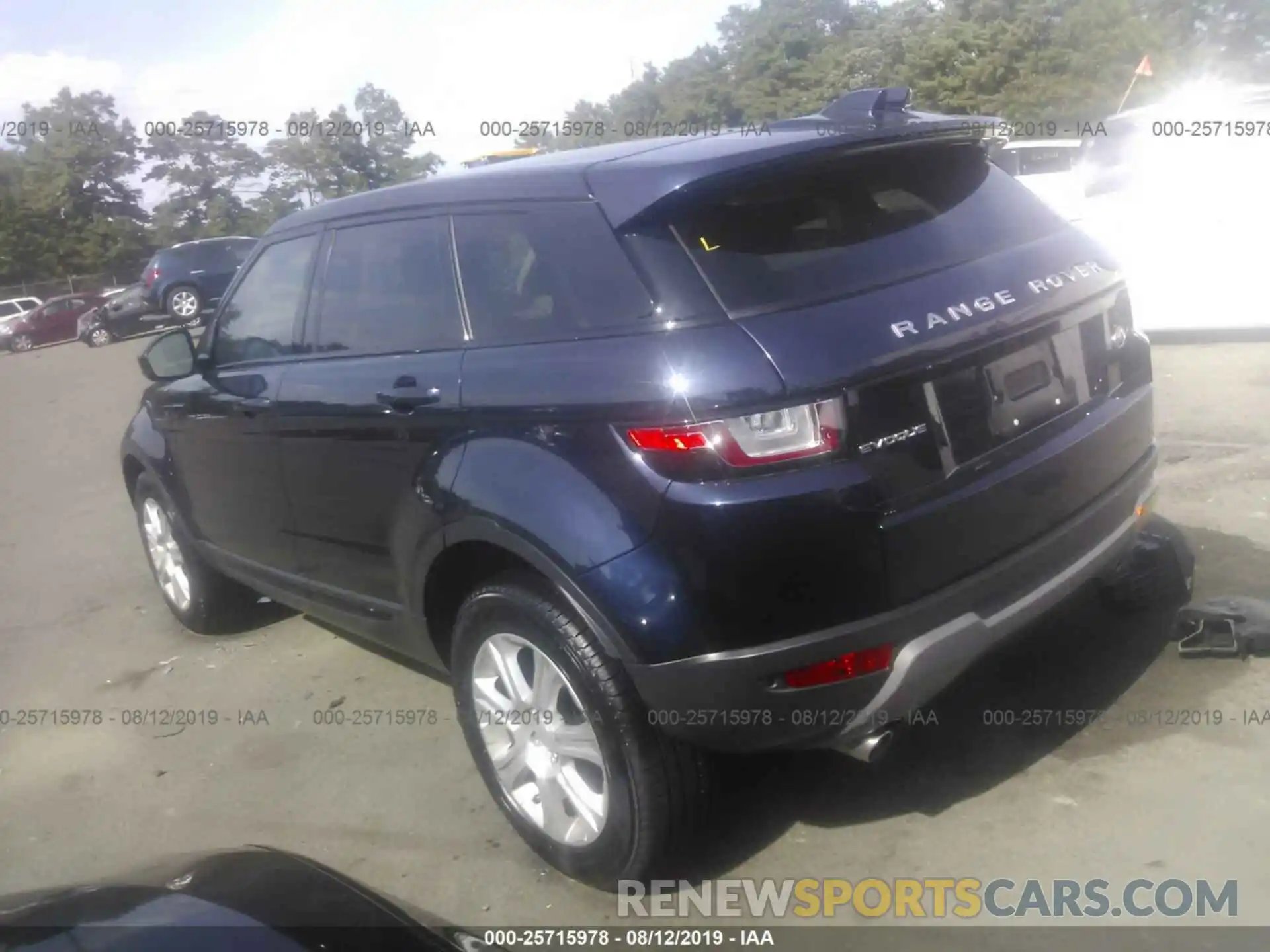 3 Photograph of a damaged car SALVP2RX3KH348854 LAND ROVER RANGE ROVER EVOQU 2019