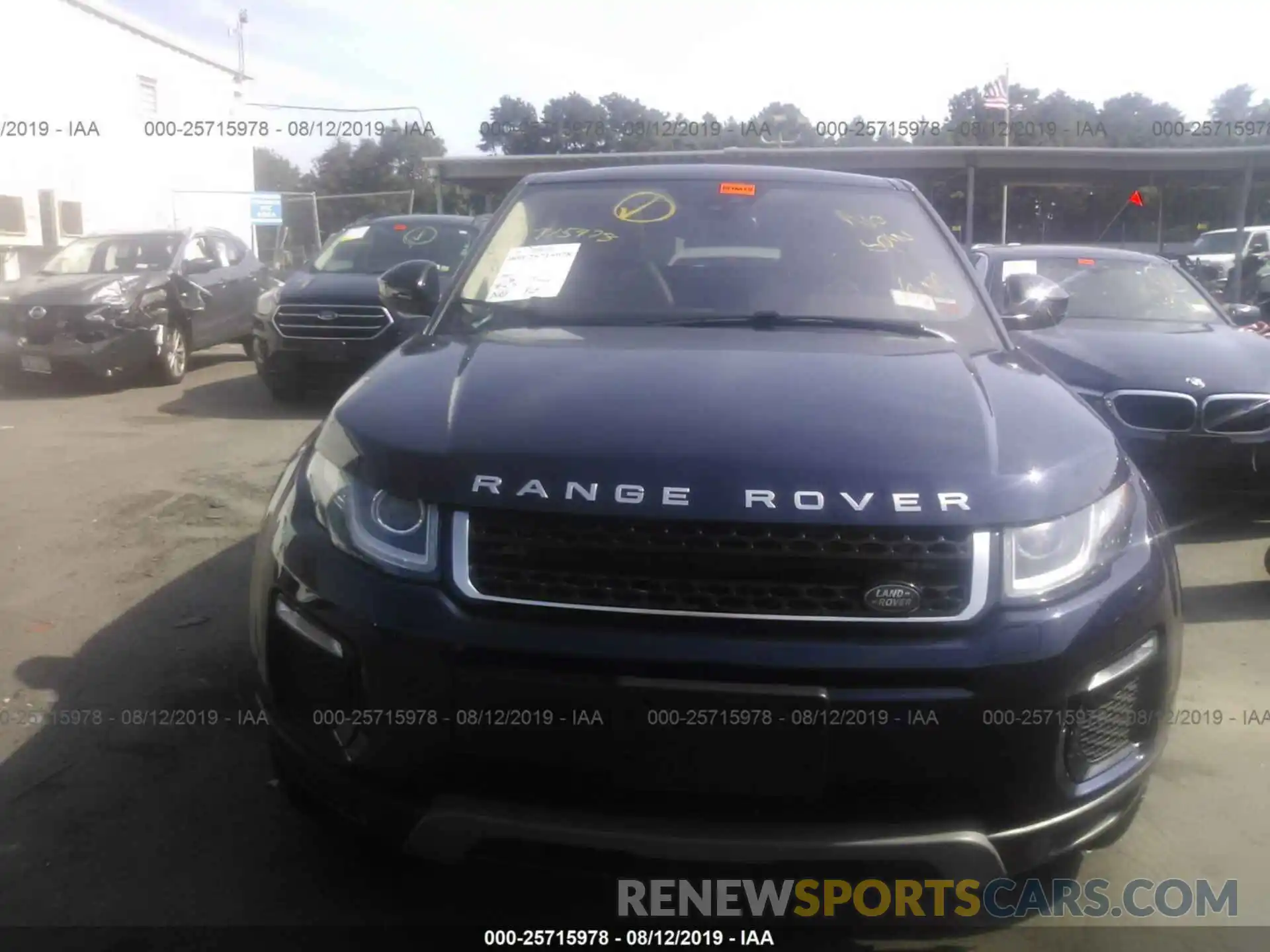 6 Photograph of a damaged car SALVP2RX3KH348854 LAND ROVER RANGE ROVER EVOQU 2019