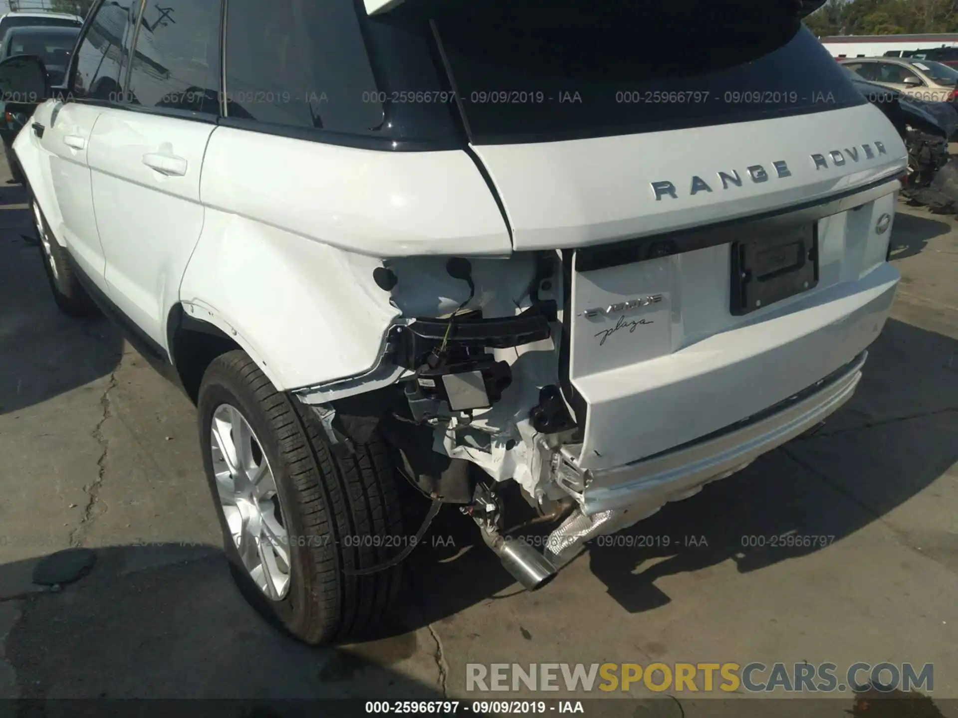 6 Photograph of a damaged car SALVP2RX6KH329294 LAND ROVER RANGE ROVER EVOQU 2019