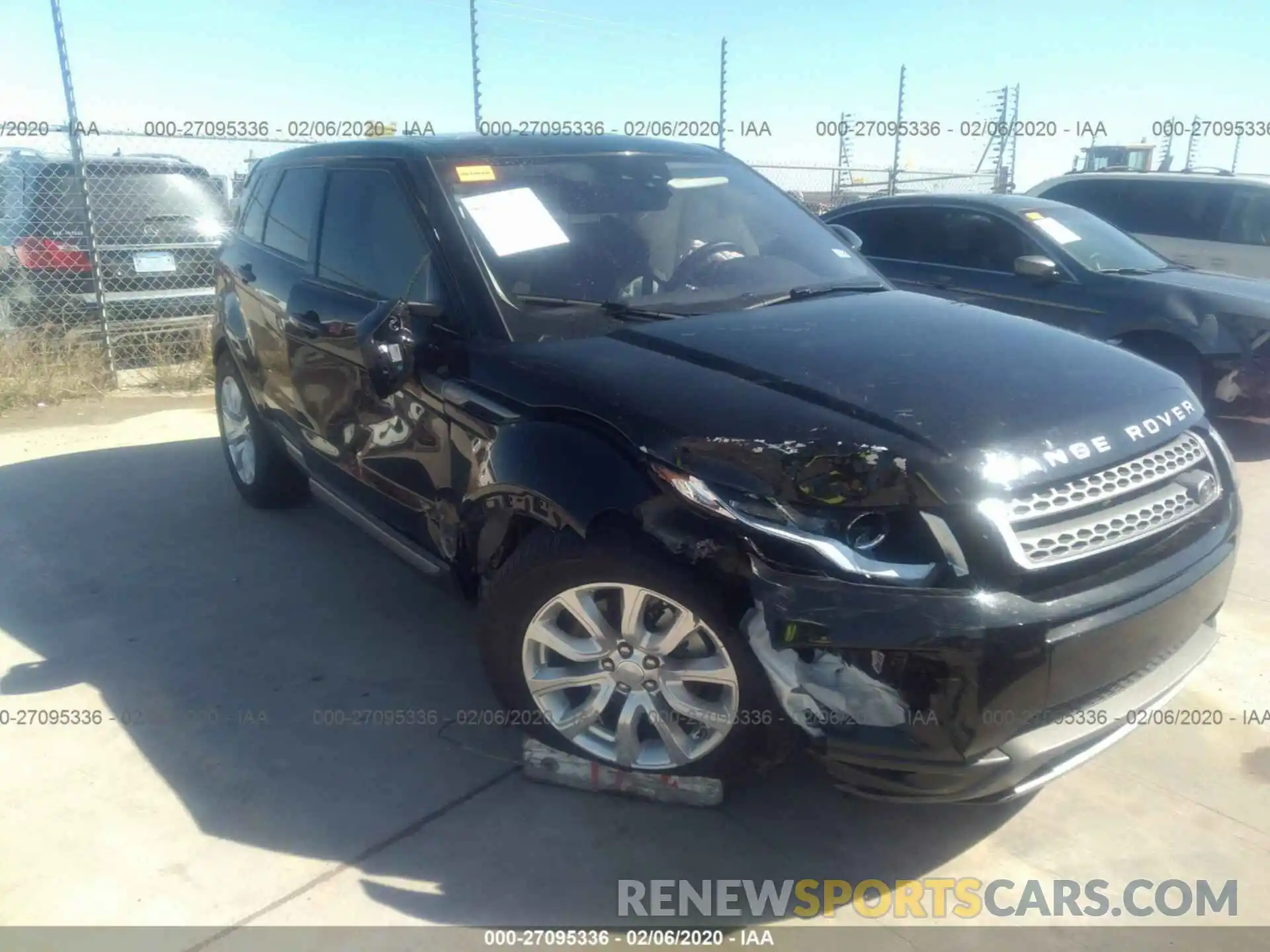 1 Photograph of a damaged car SALVP2RX7KH346895 LAND ROVER RANGE ROVER EVOQU 2019