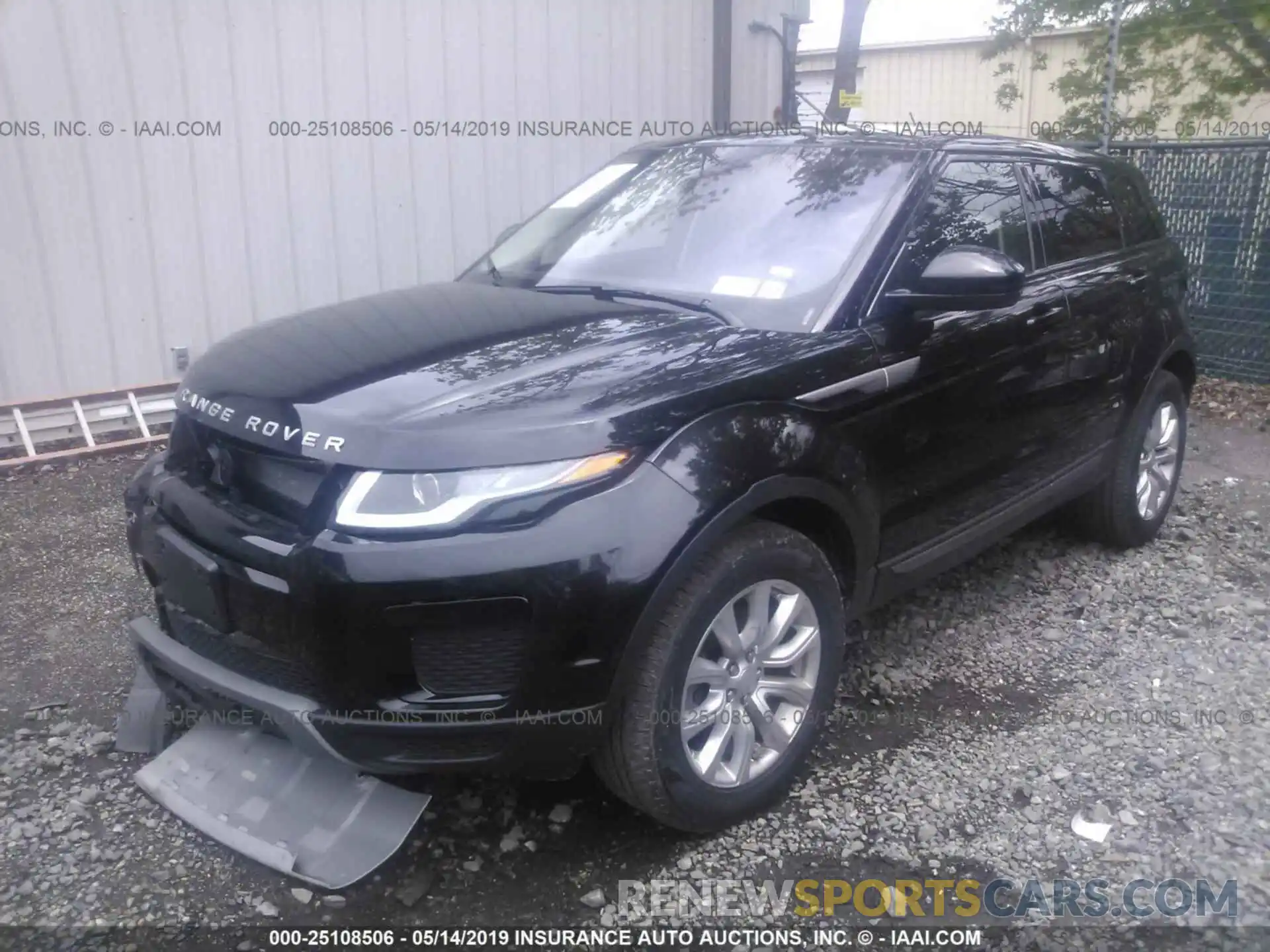 2 Фотография поврежденного автомобиля SALVP2RX8KH346565 LAND ROVER RANGE ROVER EVOQU 2019