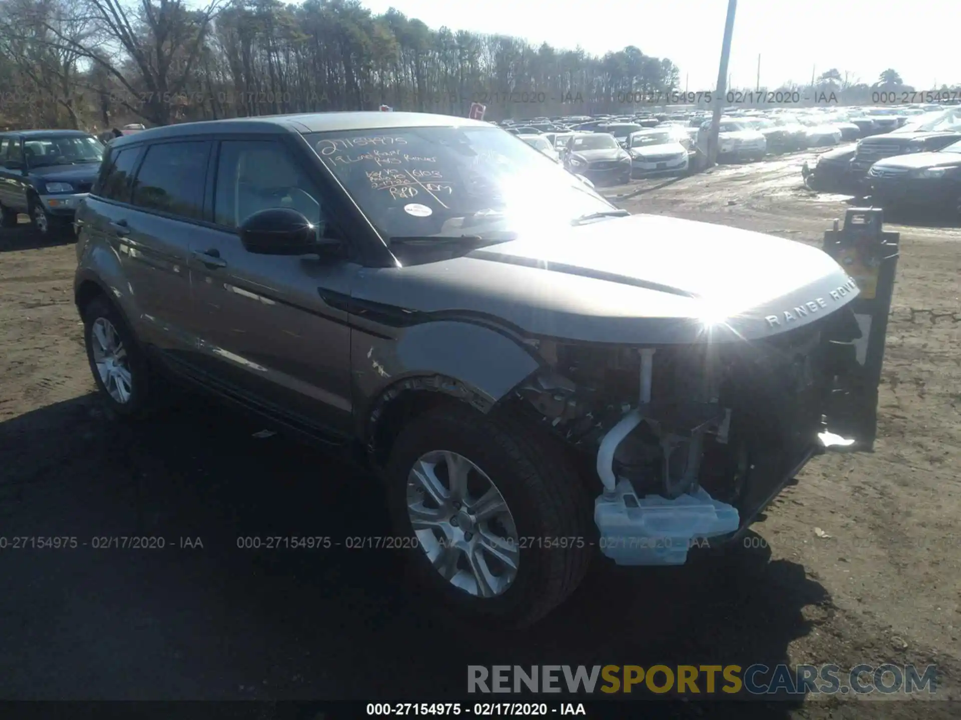 1 Photograph of a damaged car SALVP2RXXKH348799 LAND ROVER RANGE ROVER EVOQU 2019