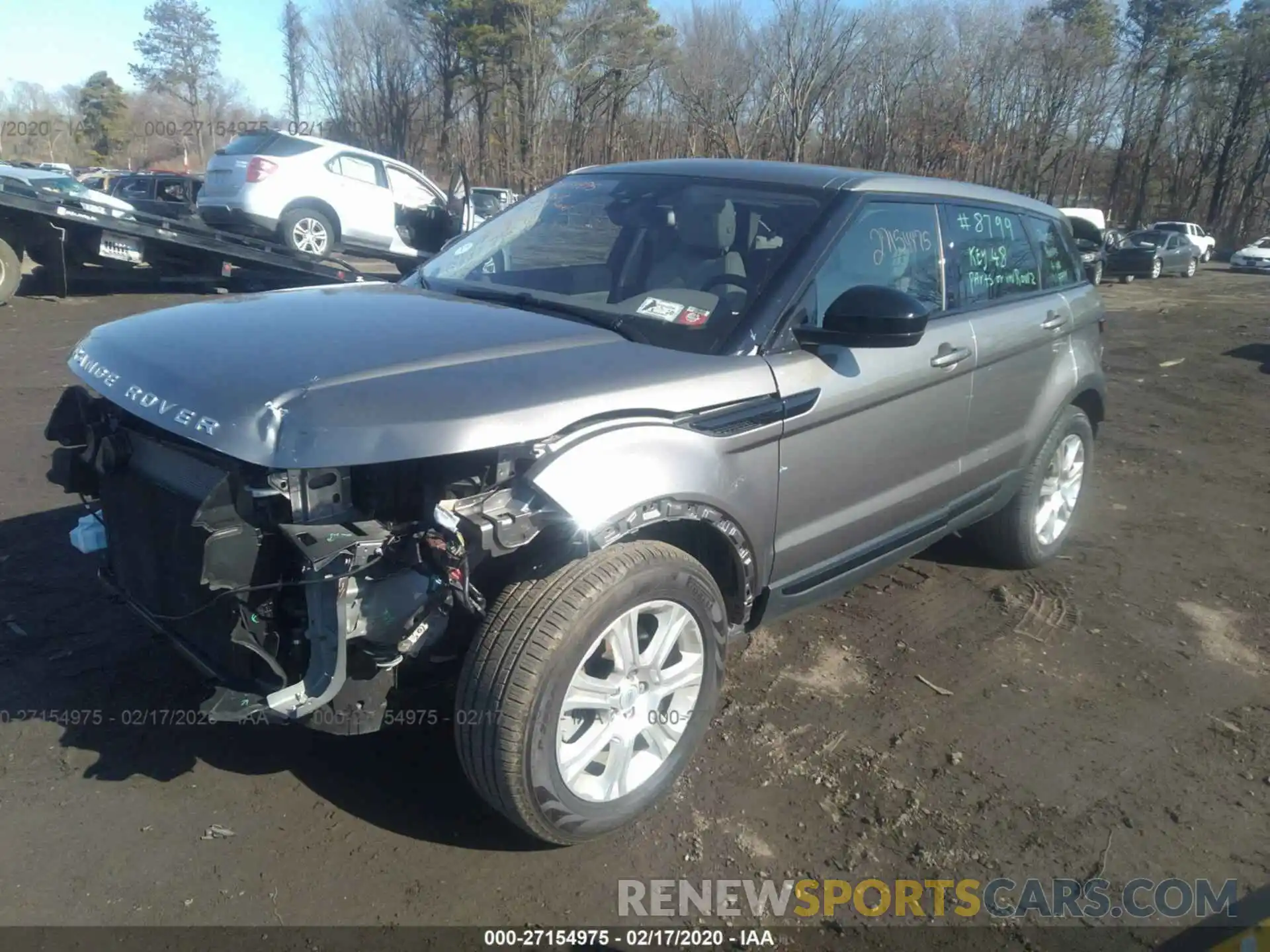 2 Photograph of a damaged car SALVP2RXXKH348799 LAND ROVER RANGE ROVER EVOQU 2019