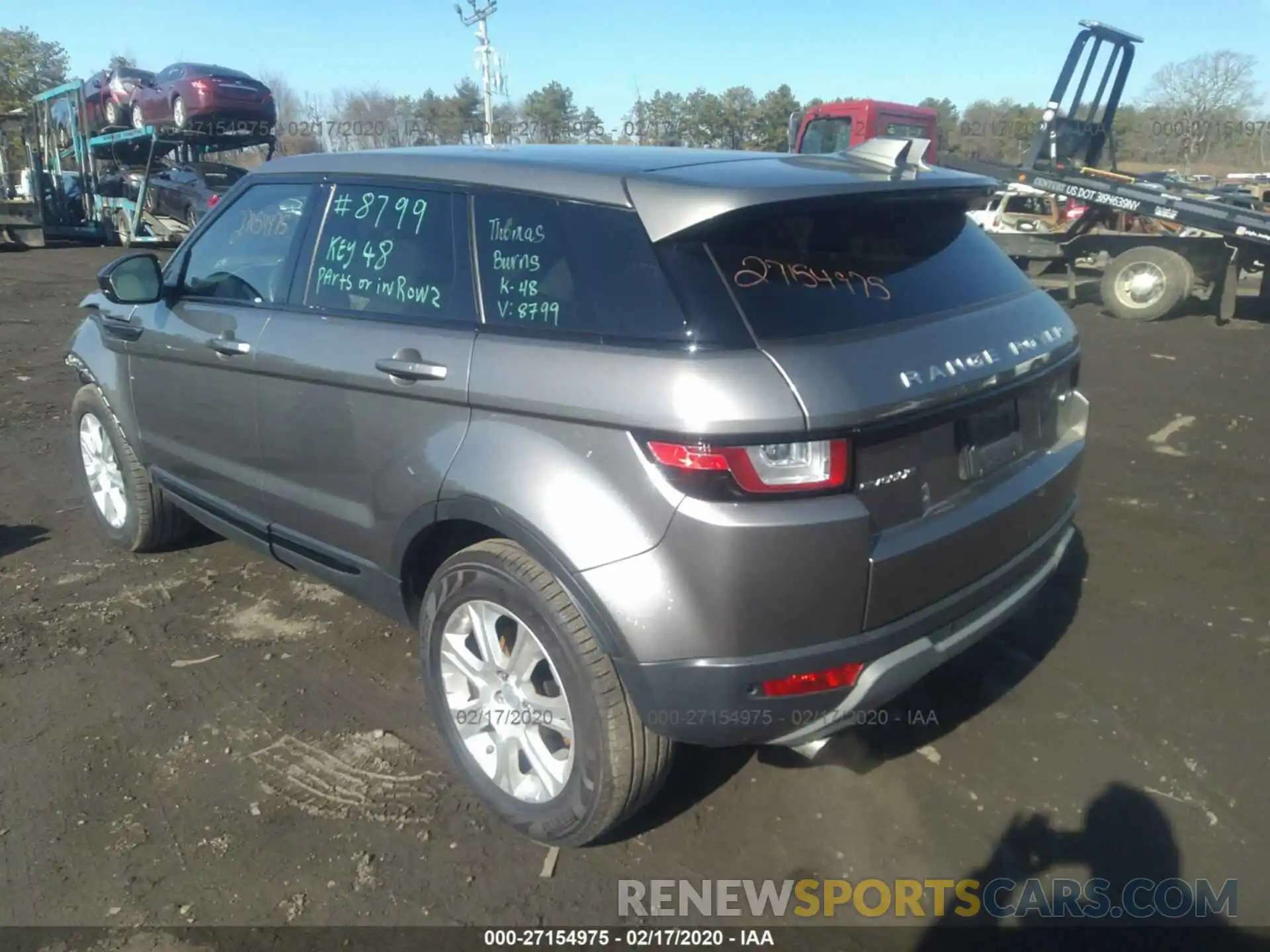 3 Photograph of a damaged car SALVP2RXXKH348799 LAND ROVER RANGE ROVER EVOQU 2019