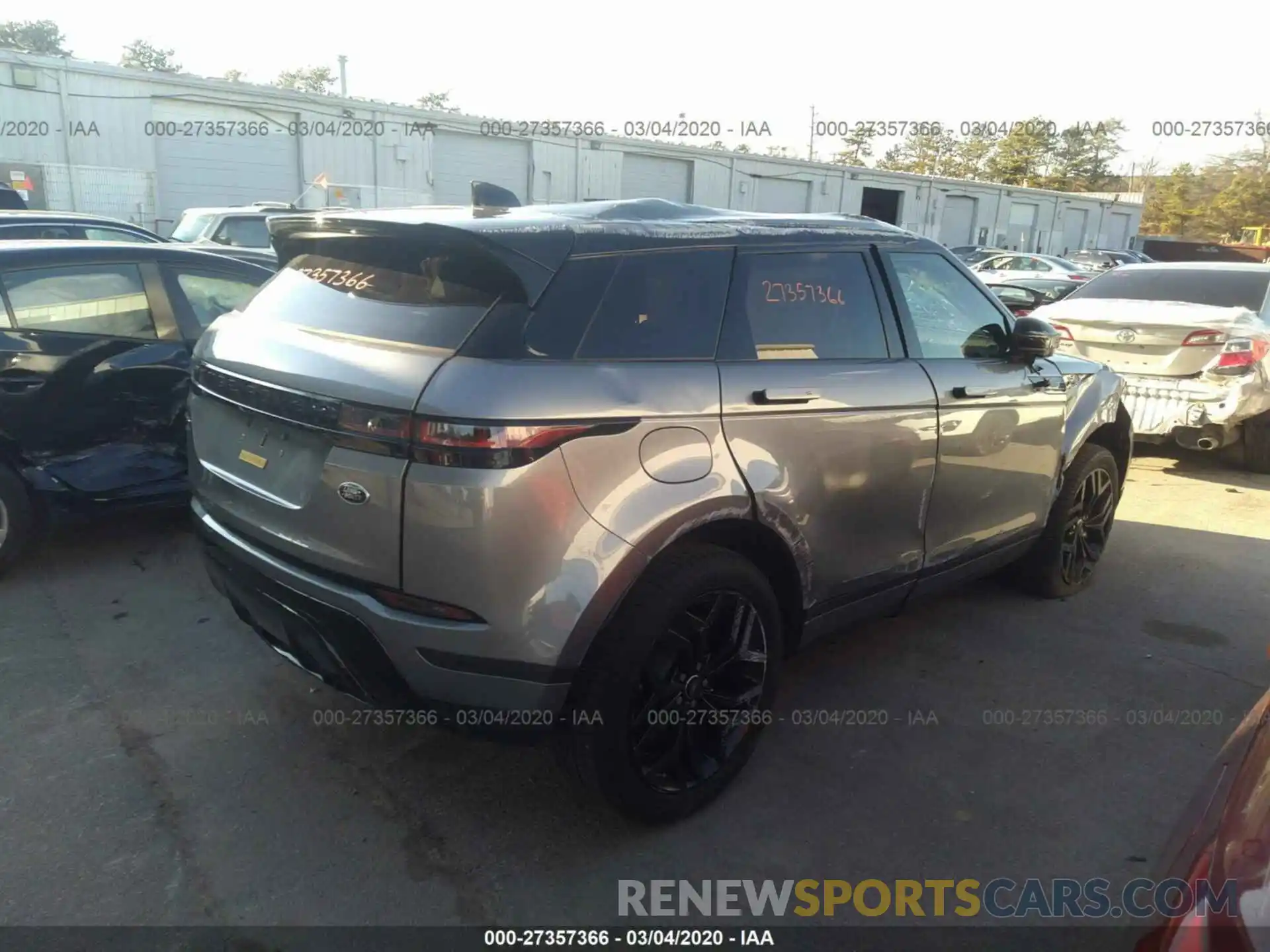 4 Photograph of a damaged car SALZJ2FX1LH074398 LAND ROVER RANGE ROVER EVOQU 2020