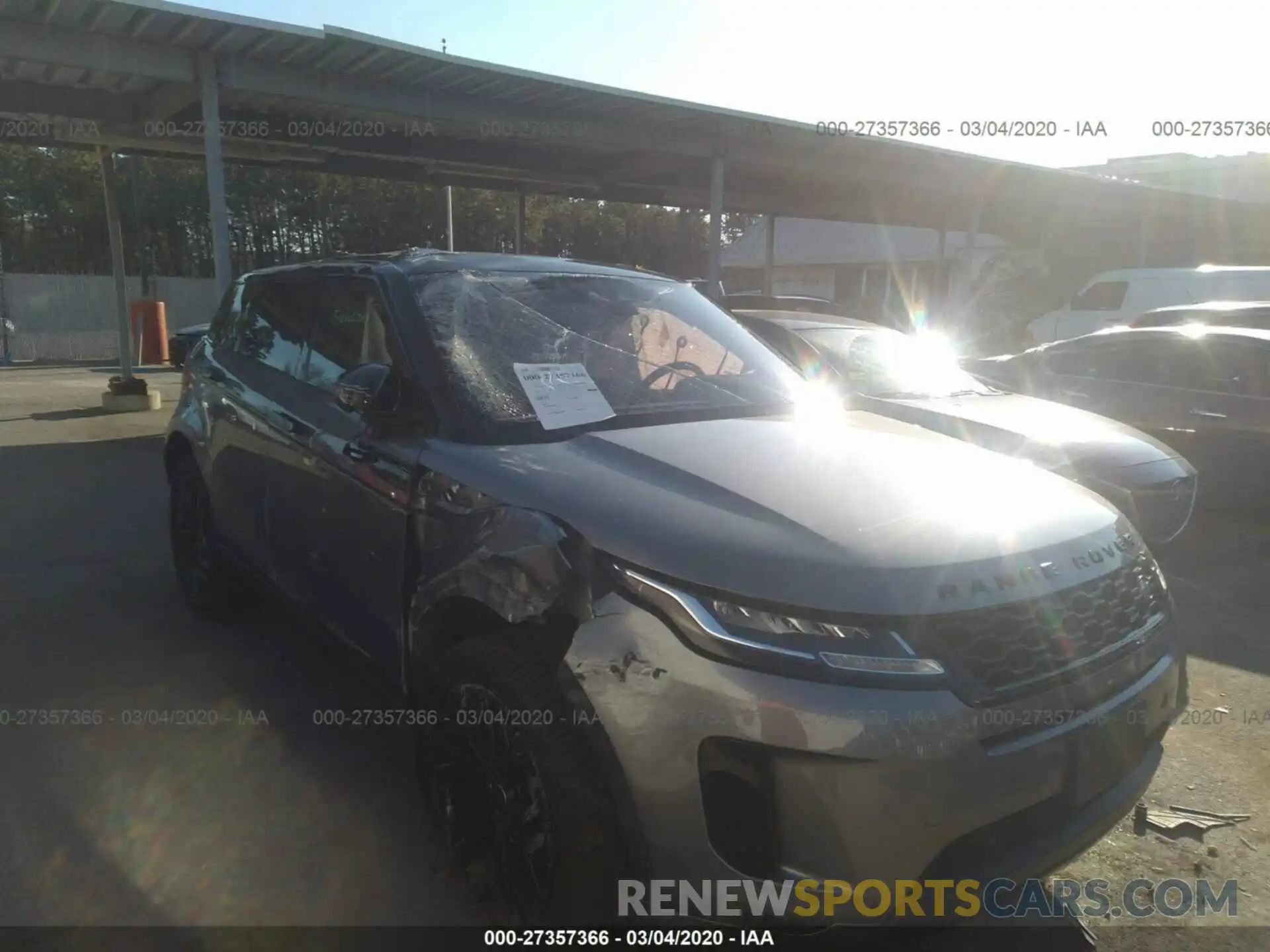 6 Photograph of a damaged car SALZJ2FX1LH074398 LAND ROVER RANGE ROVER EVOQU 2020