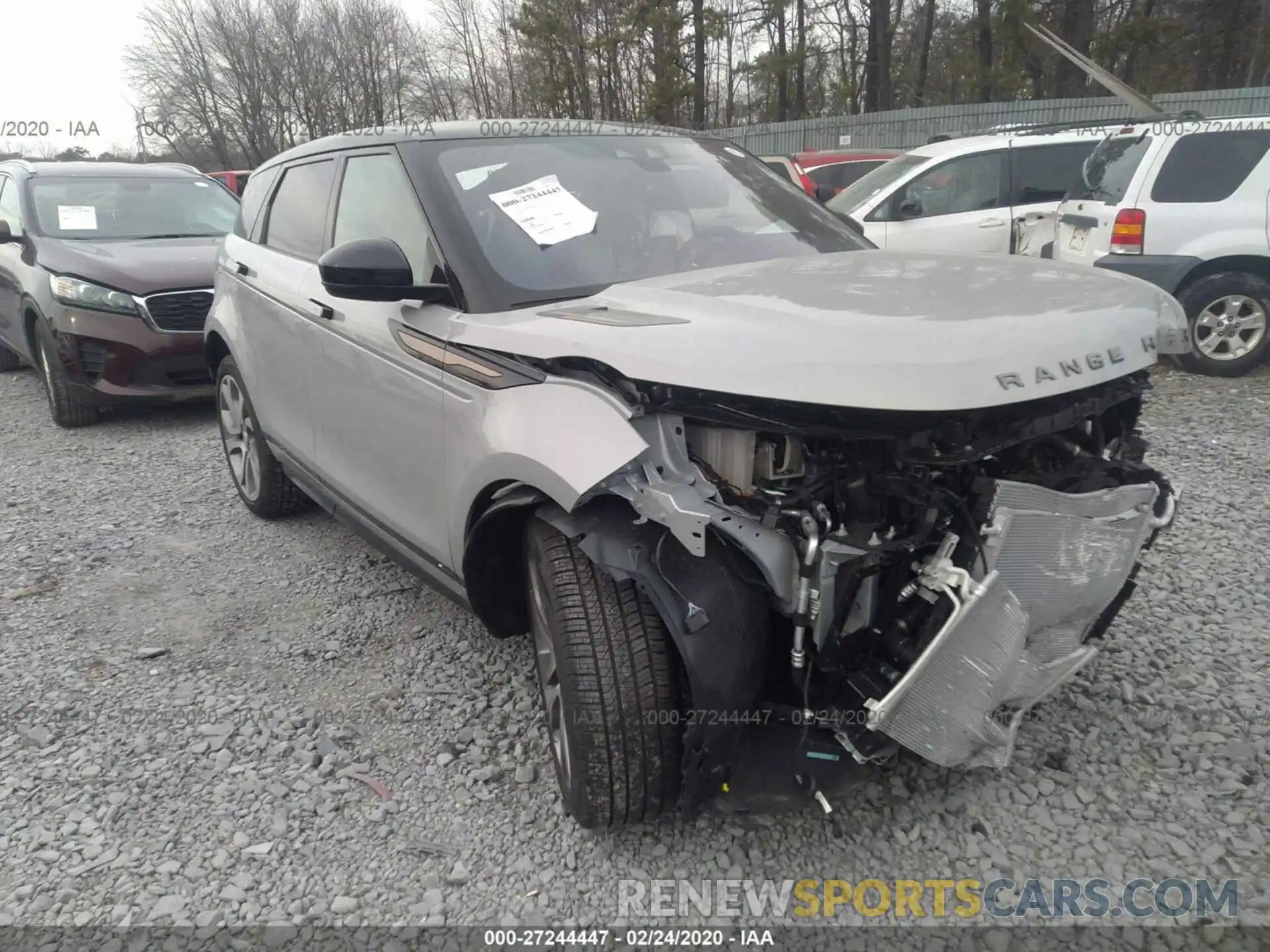 1 Photograph of a damaged car SALZL2FX4LH047934 LAND ROVER RANGE ROVER EVOQU 2020