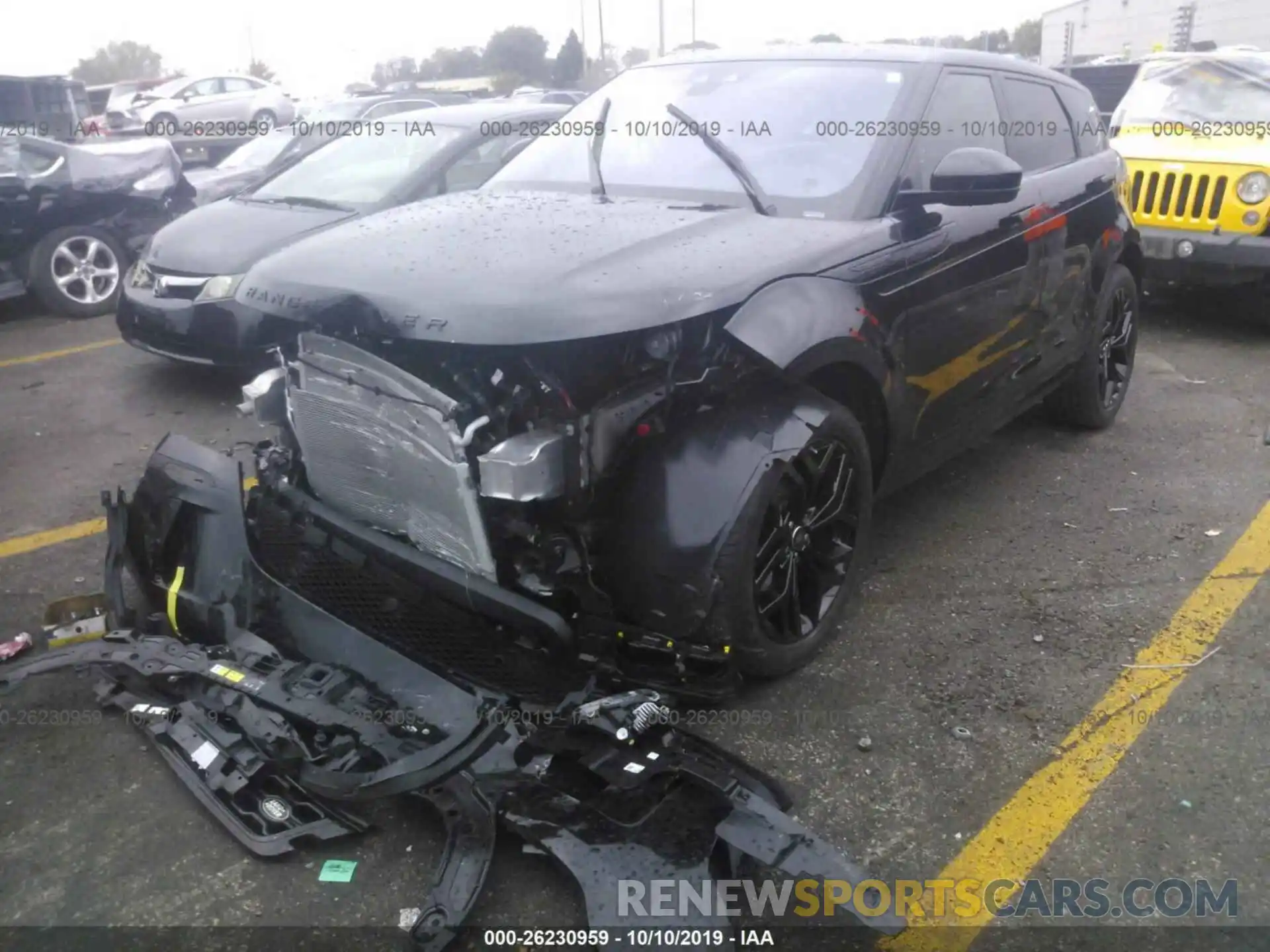 2 Photograph of a damaged car SALZP2FX2LH033258 LAND ROVER RANGE ROVER EVOQU 2020