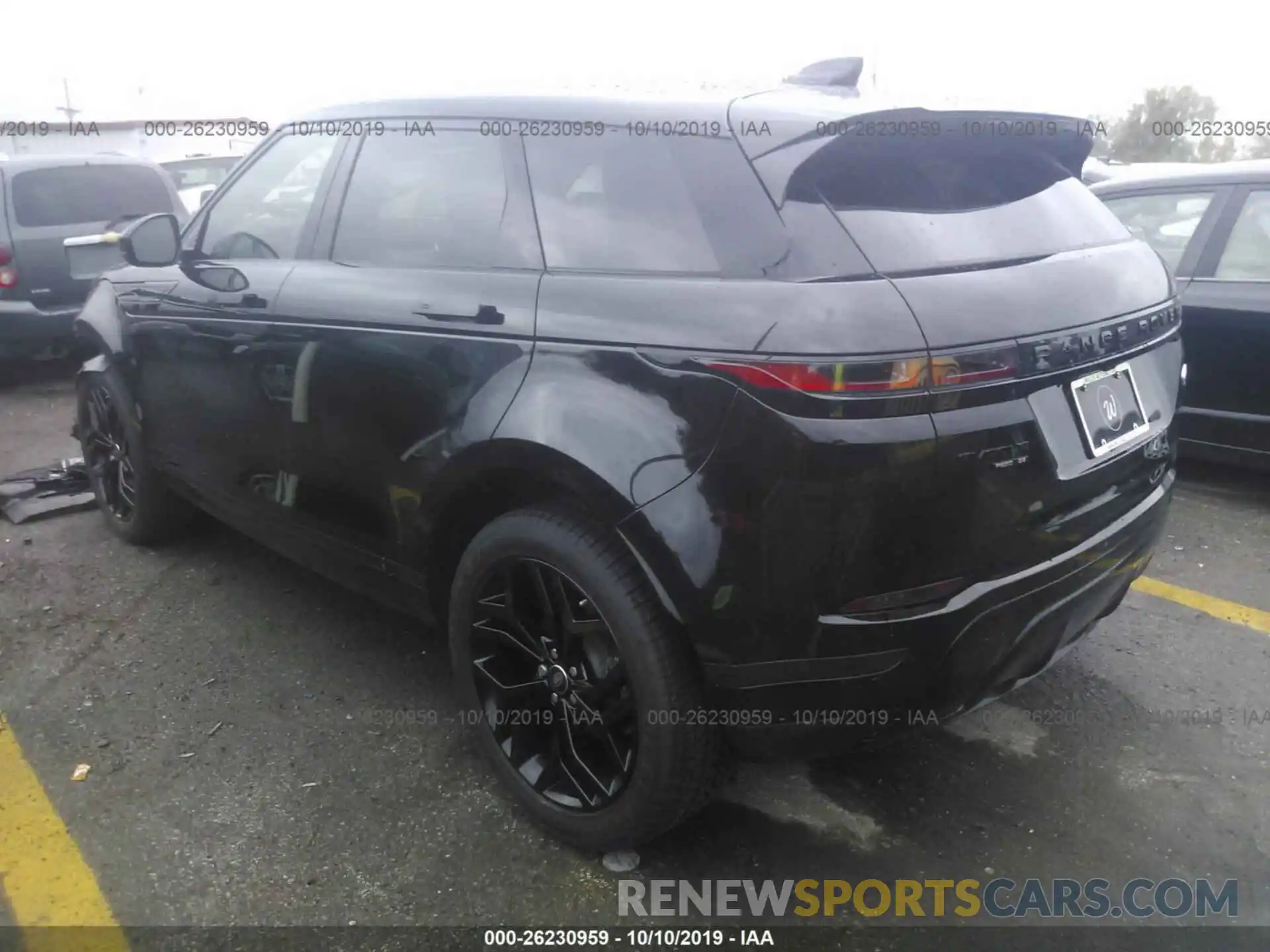 3 Photograph of a damaged car SALZP2FX2LH033258 LAND ROVER RANGE ROVER EVOQU 2020