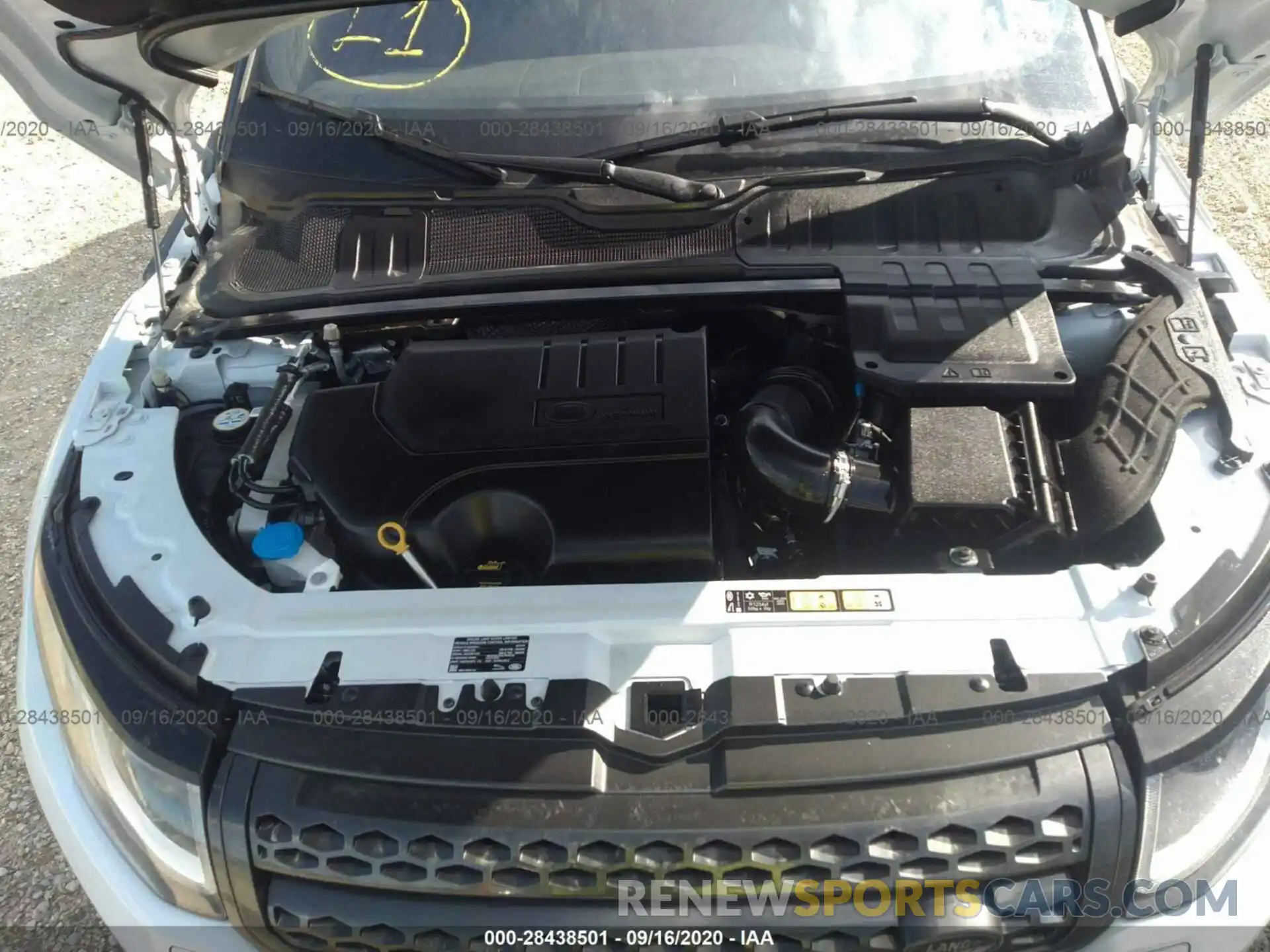 10 Photograph of a damaged car SALVC2RX5KH338502 LAND ROVER RANGE ROVER EVOQUE 2019