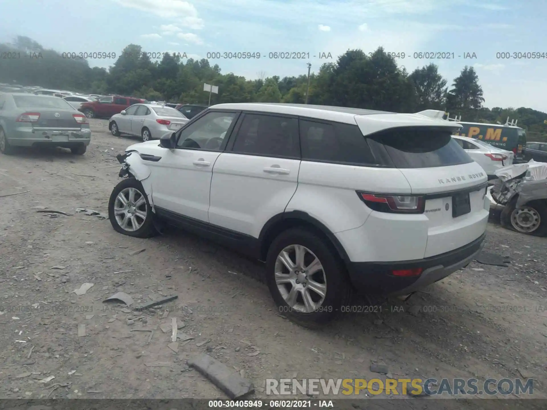 3 Фотография поврежденного автомобиля SALVP2RX2KH330393 LAND ROVER RANGE ROVER EVOQUE 2019