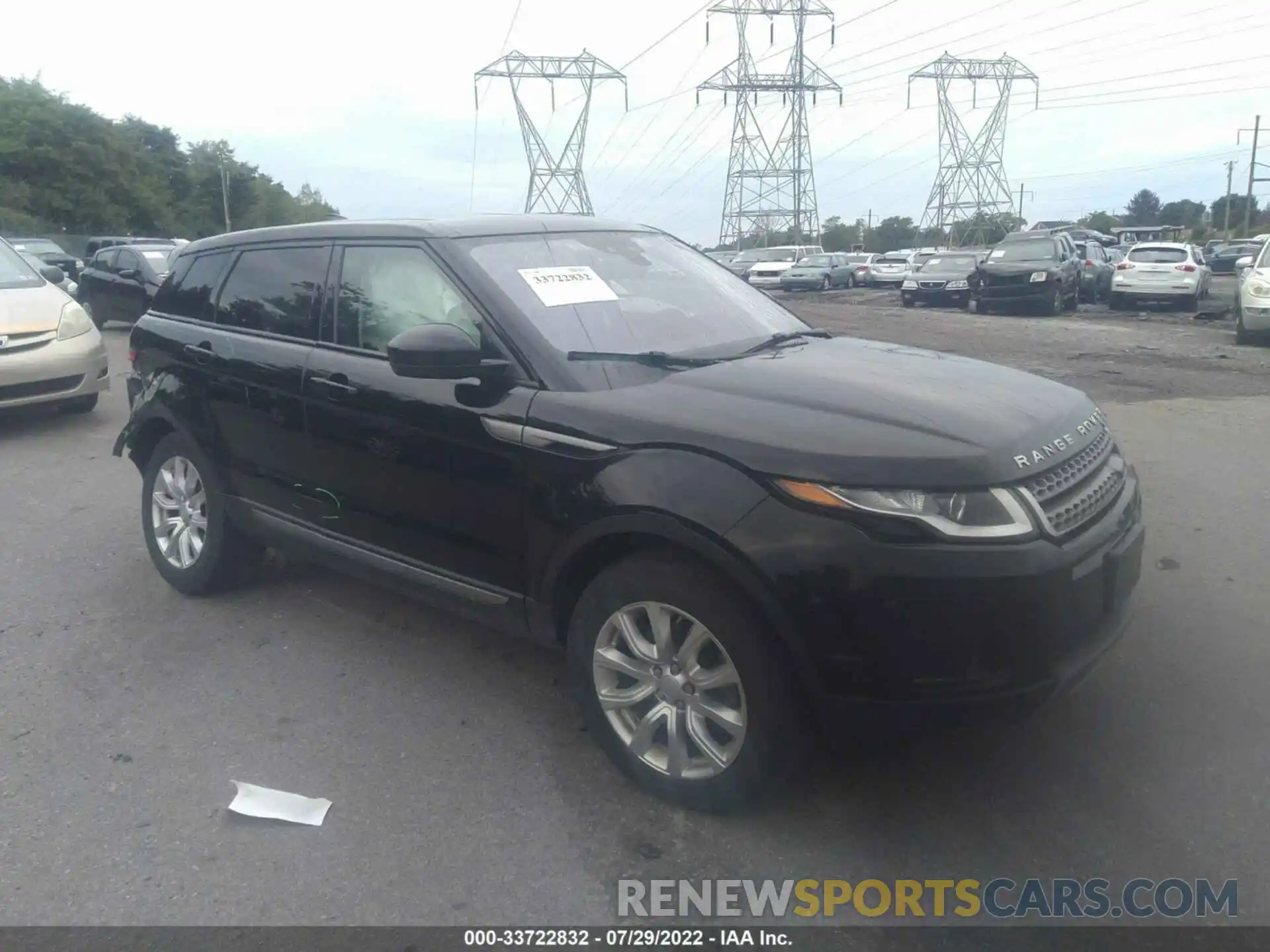 1 Photograph of a damaged car SALVP2RX2KH345492 LAND ROVER RANGE ROVER EVOQUE 2019