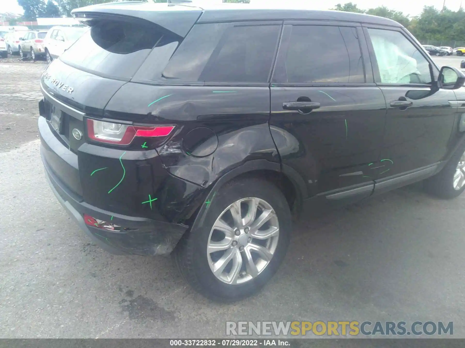 6 Photograph of a damaged car SALVP2RX2KH345492 LAND ROVER RANGE ROVER EVOQUE 2019