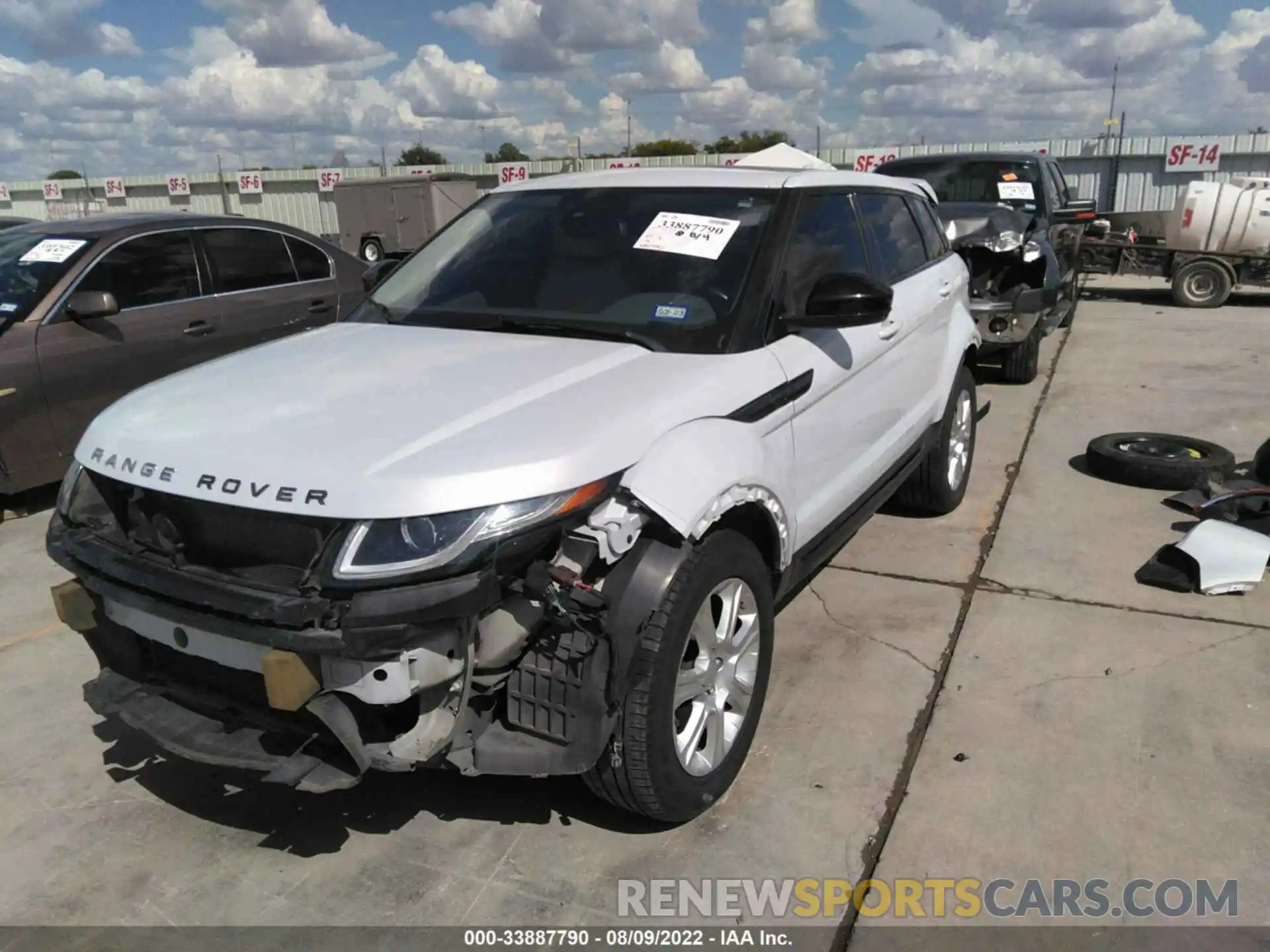 2 Photograph of a damaged car SALVP2RX3KH339328 LAND ROVER RANGE ROVER EVOQUE 2019