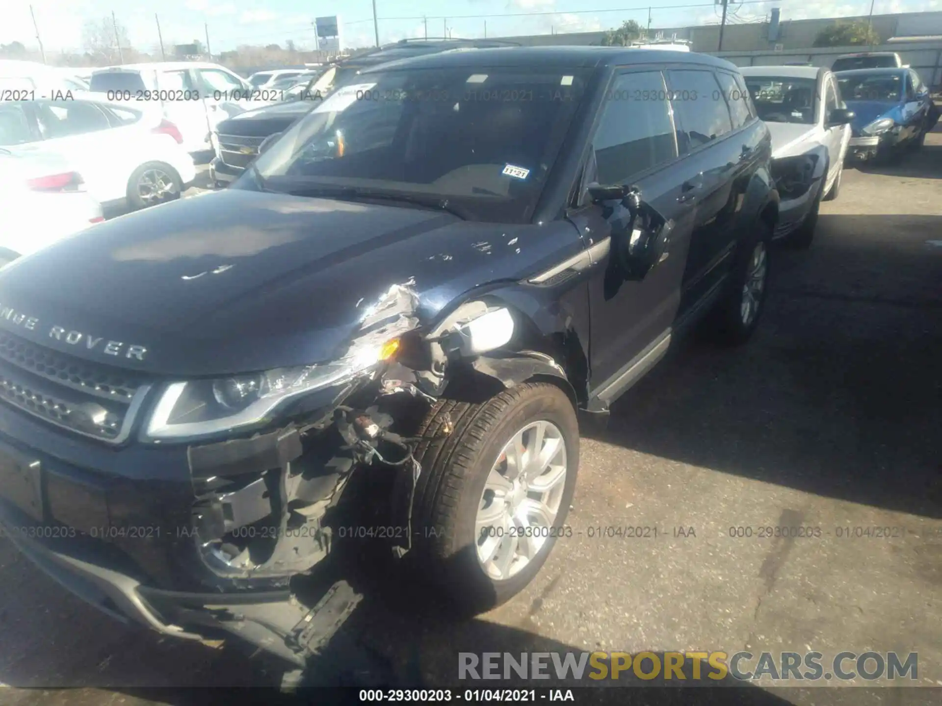 2 Photograph of a damaged car SALVP2RX4KH341346 LAND ROVER RANGE ROVER EVOQUE 2019