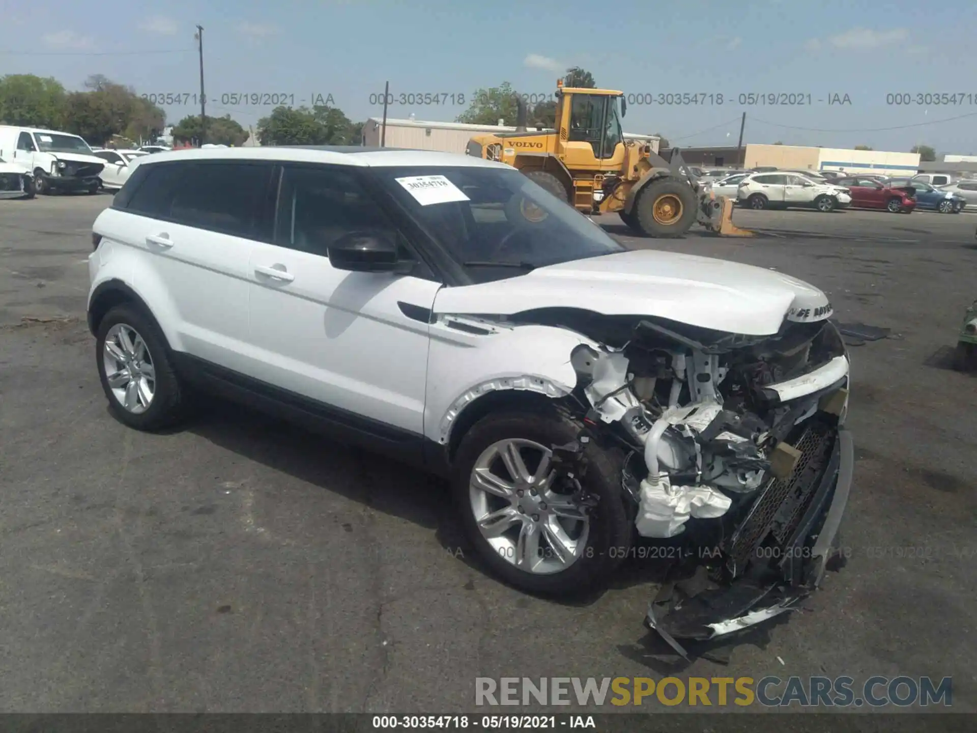 1 Photograph of a damaged car SALVP2RX4KH342593 LAND ROVER RANGE ROVER EVOQUE 2019