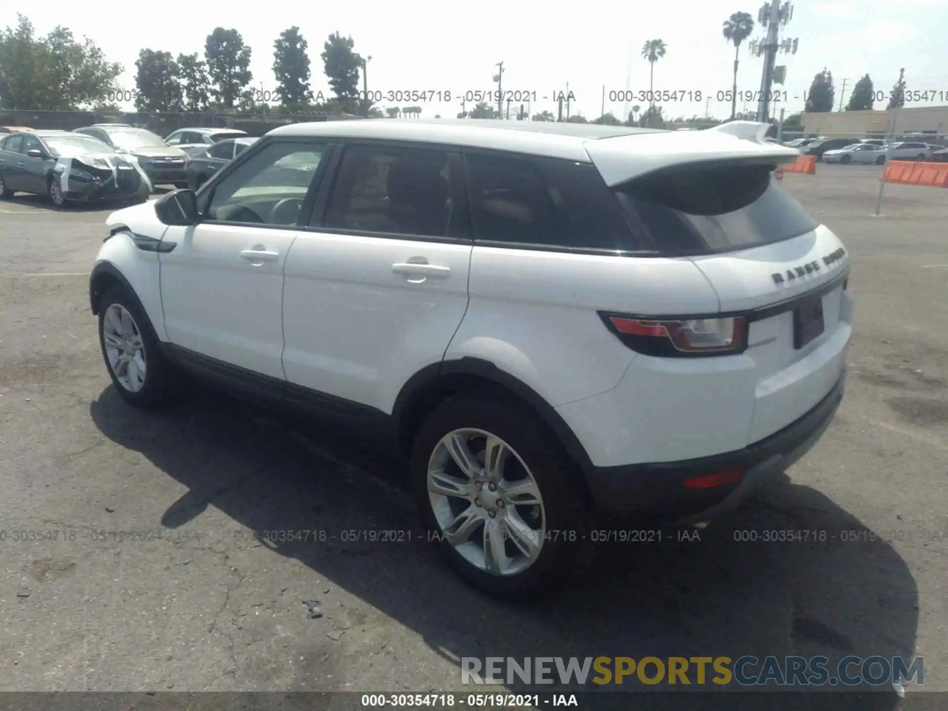 3 Photograph of a damaged car SALVP2RX4KH342593 LAND ROVER RANGE ROVER EVOQUE 2019