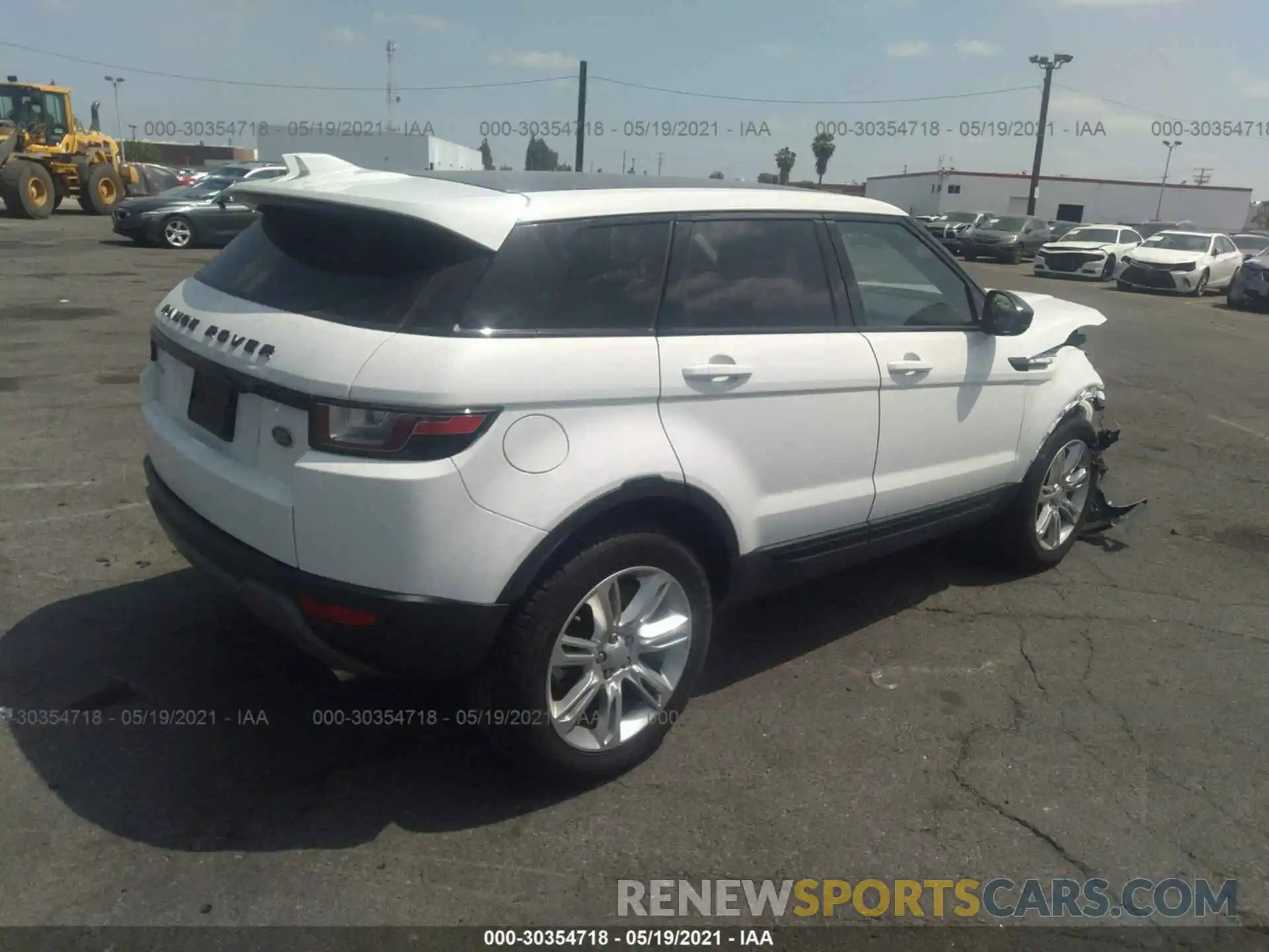 4 Photograph of a damaged car SALVP2RX4KH342593 LAND ROVER RANGE ROVER EVOQUE 2019