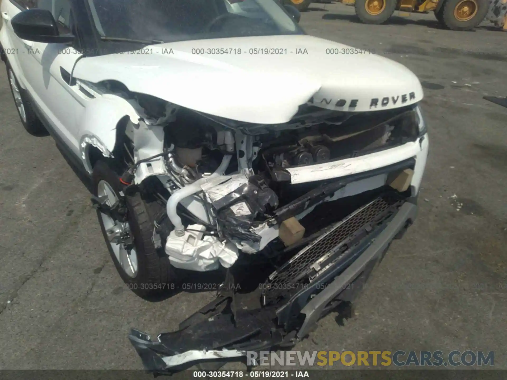 6 Photograph of a damaged car SALVP2RX4KH342593 LAND ROVER RANGE ROVER EVOQUE 2019