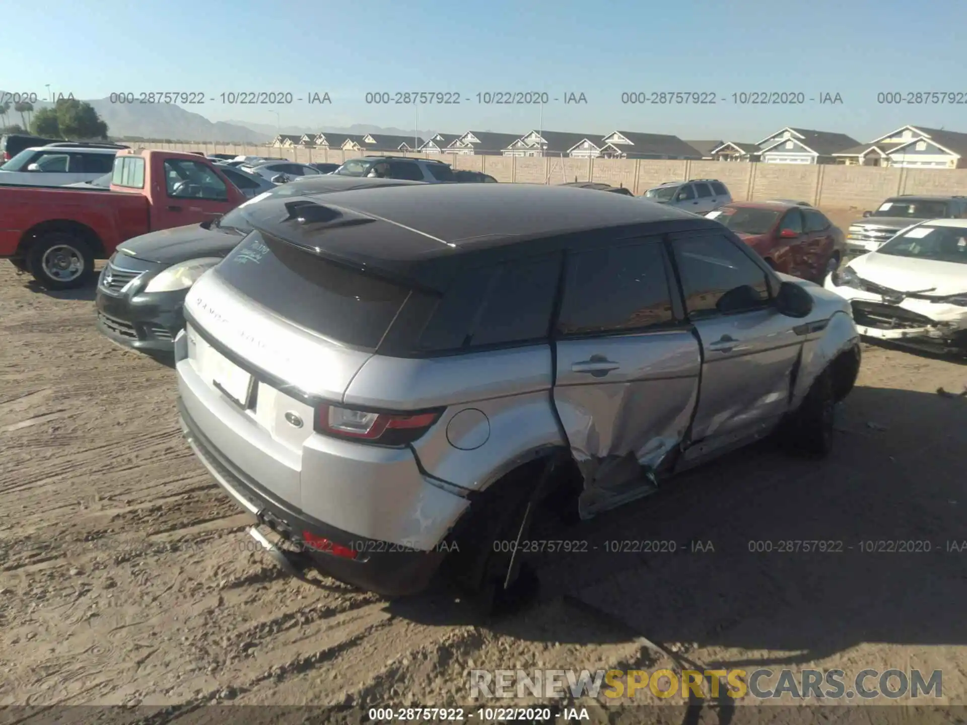 4 Photograph of a damaged car SALVP2RX5KH333434 LAND ROVER RANGE ROVER EVOQUE 2019
