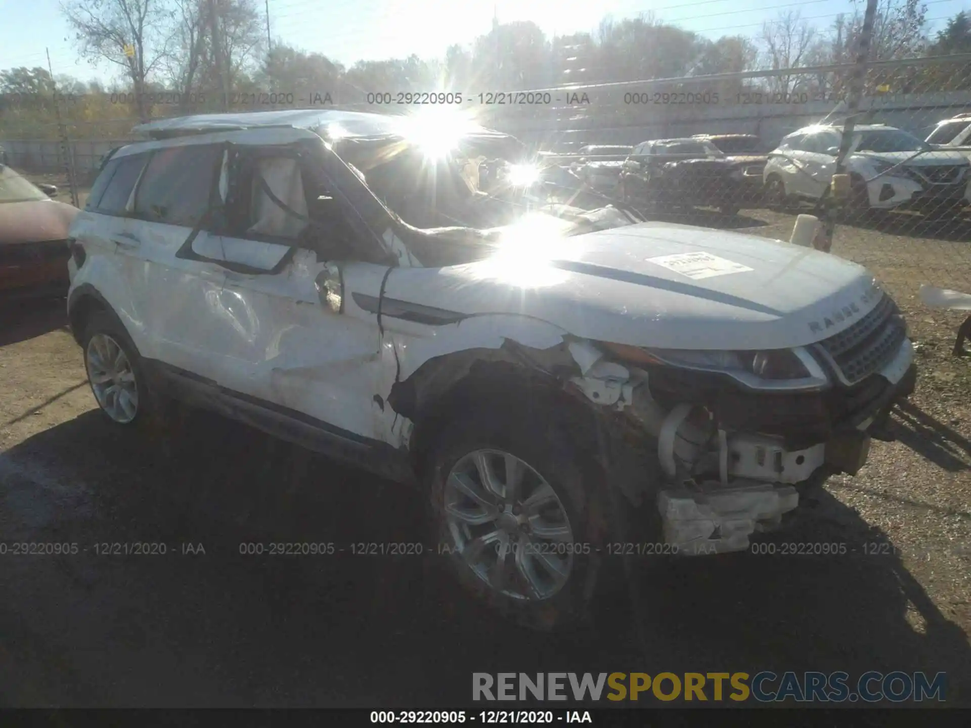 1 Photograph of a damaged car SALVP2RX7KH341812 LAND ROVER RANGE ROVER EVOQUE 2019