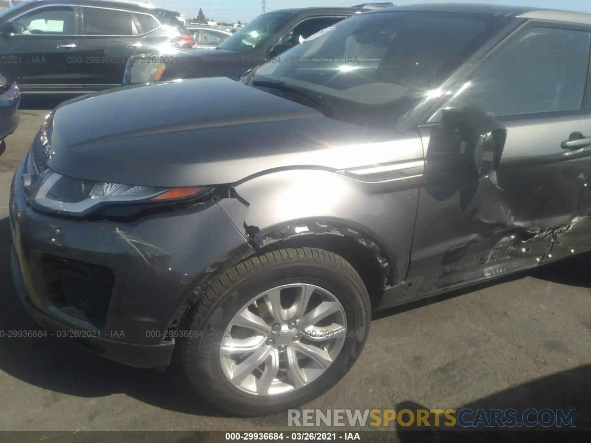 2 Photograph of a damaged car SALVP2RX7KH348842 LAND ROVER RANGE ROVER EVOQUE 2019