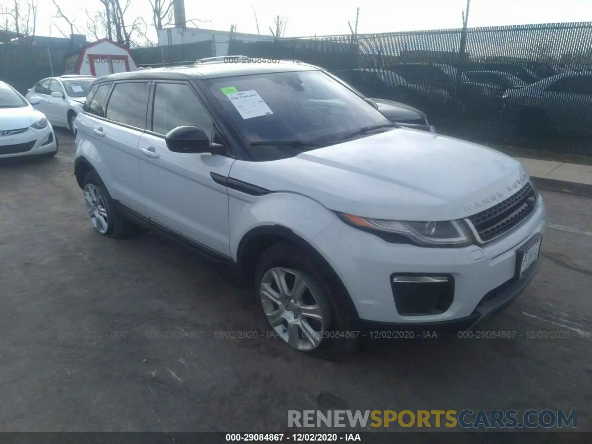 1 Фотография поврежденного автомобиля SALVP2RX8KH333069 LAND ROVER RANGE ROVER EVOQUE 2019