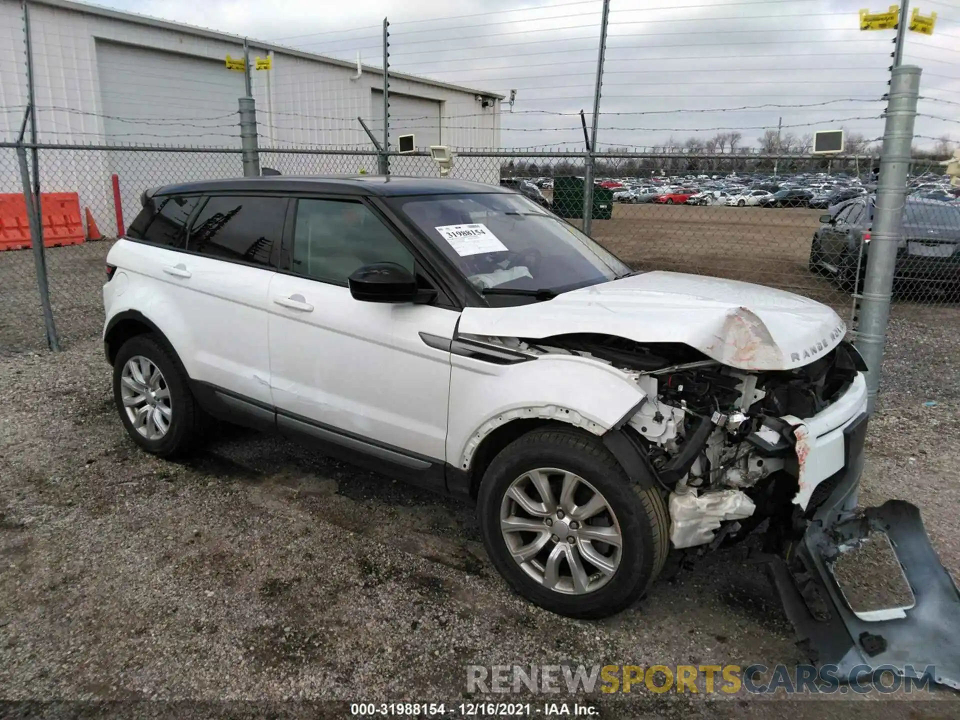 1 Photograph of a damaged car SALVP2RX8KH348803 LAND ROVER RANGE ROVER EVOQUE 2019