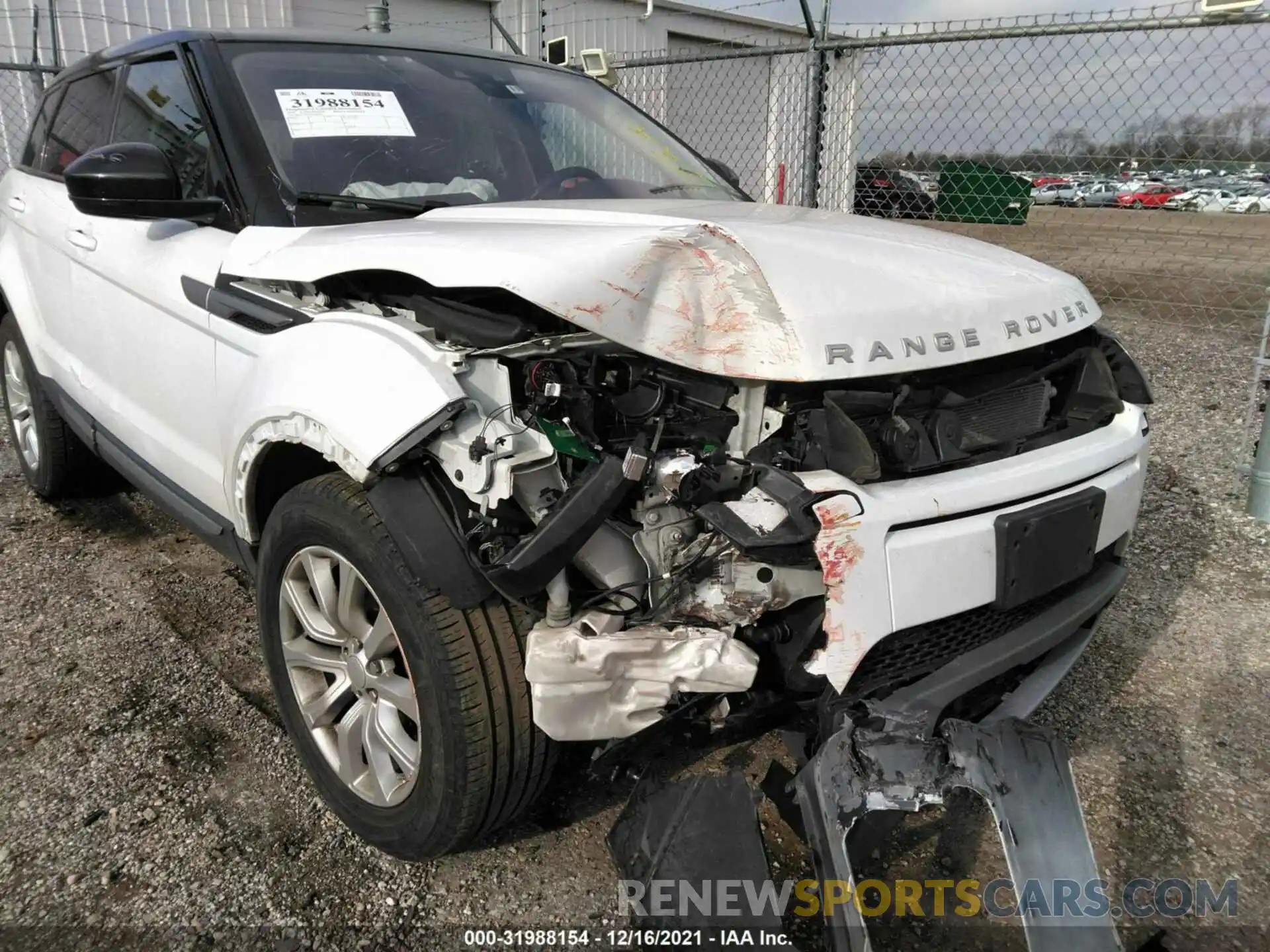 6 Photograph of a damaged car SALVP2RX8KH348803 LAND ROVER RANGE ROVER EVOQUE 2019