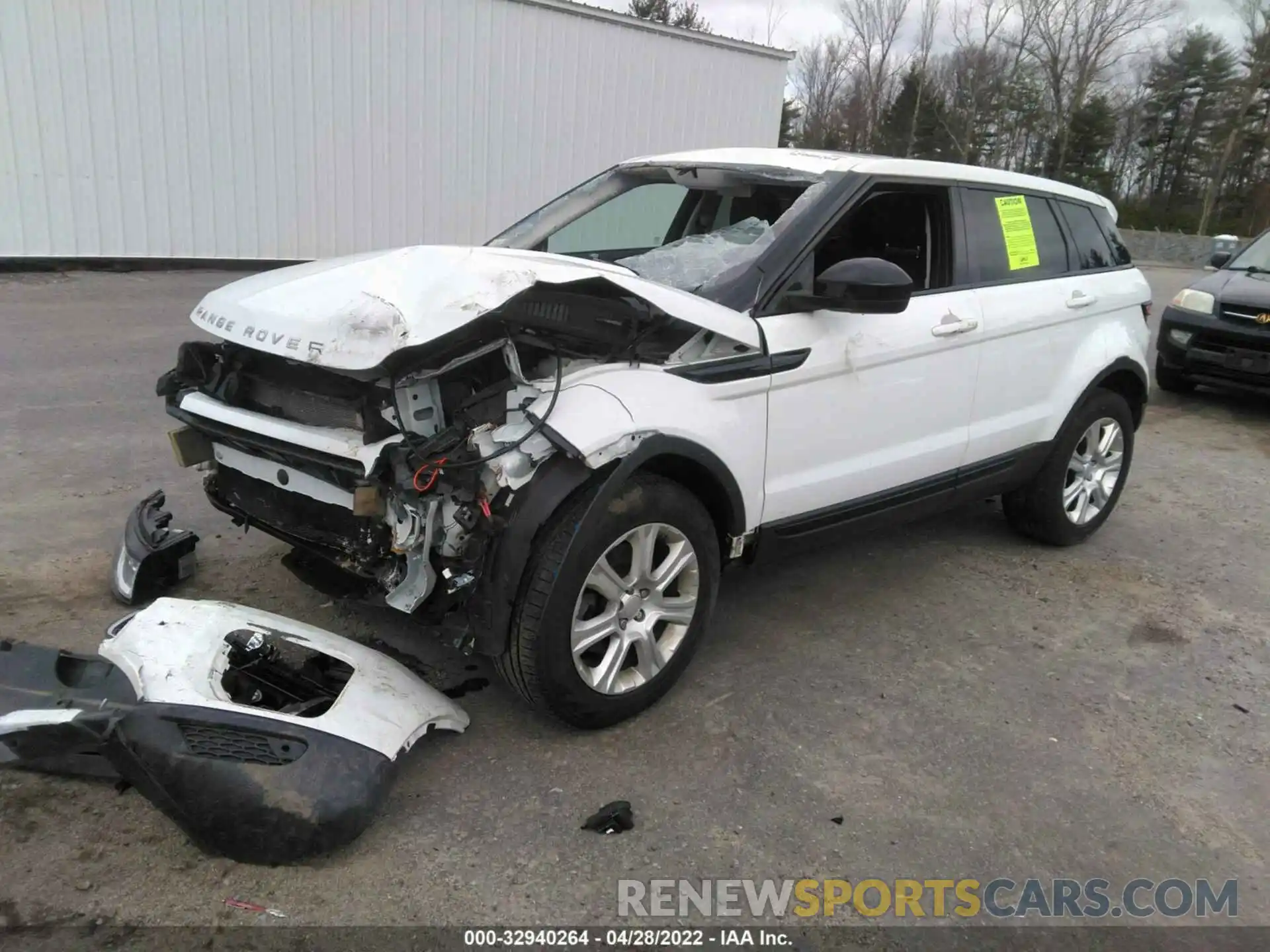 2 Фотография поврежденного автомобиля SALVP2RX9KH347076 LAND ROVER RANGE ROVER EVOQUE 2019