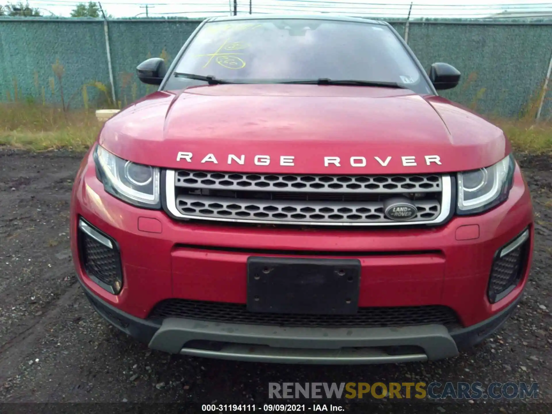 6 Photograph of a damaged car SALVP2RX9KH347529 LAND ROVER RANGE ROVER EVOQUE 2019