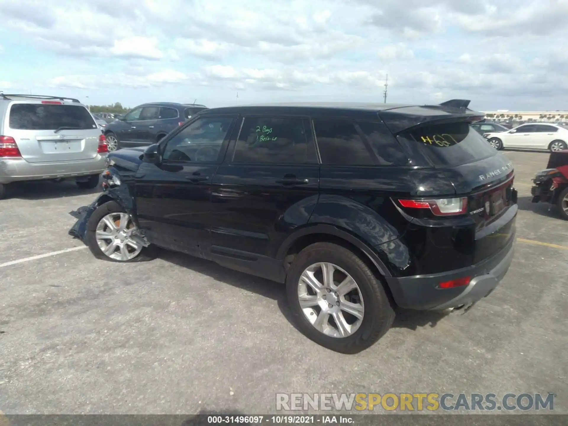 3 Photograph of a damaged car SALVP2RXXKH334627 LAND ROVER RANGE ROVER EVOQUE 2019