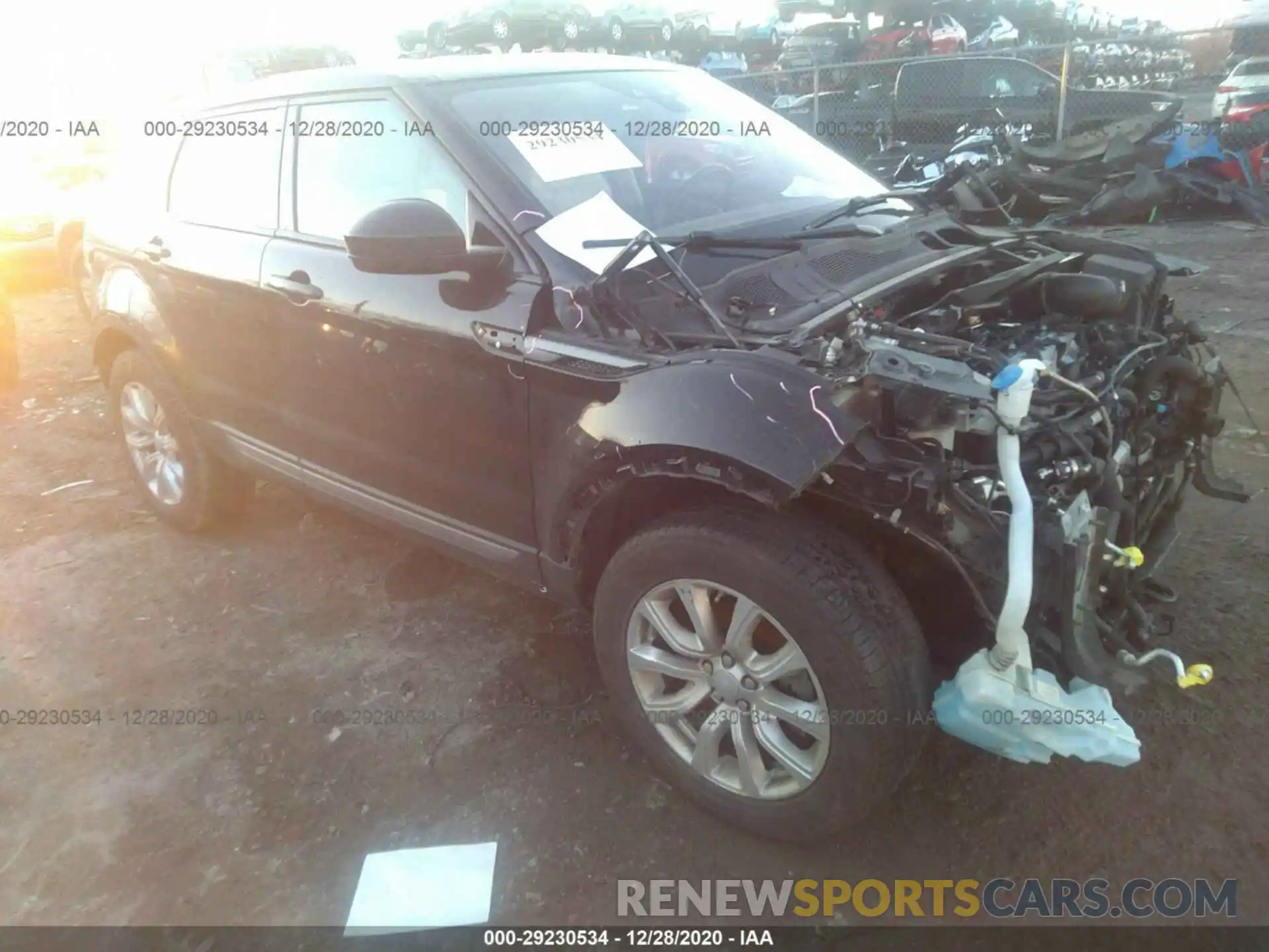 1 Photograph of a damaged car SALVP2RXXKH343828 LAND ROVER RANGE ROVER EVOQUE 2019