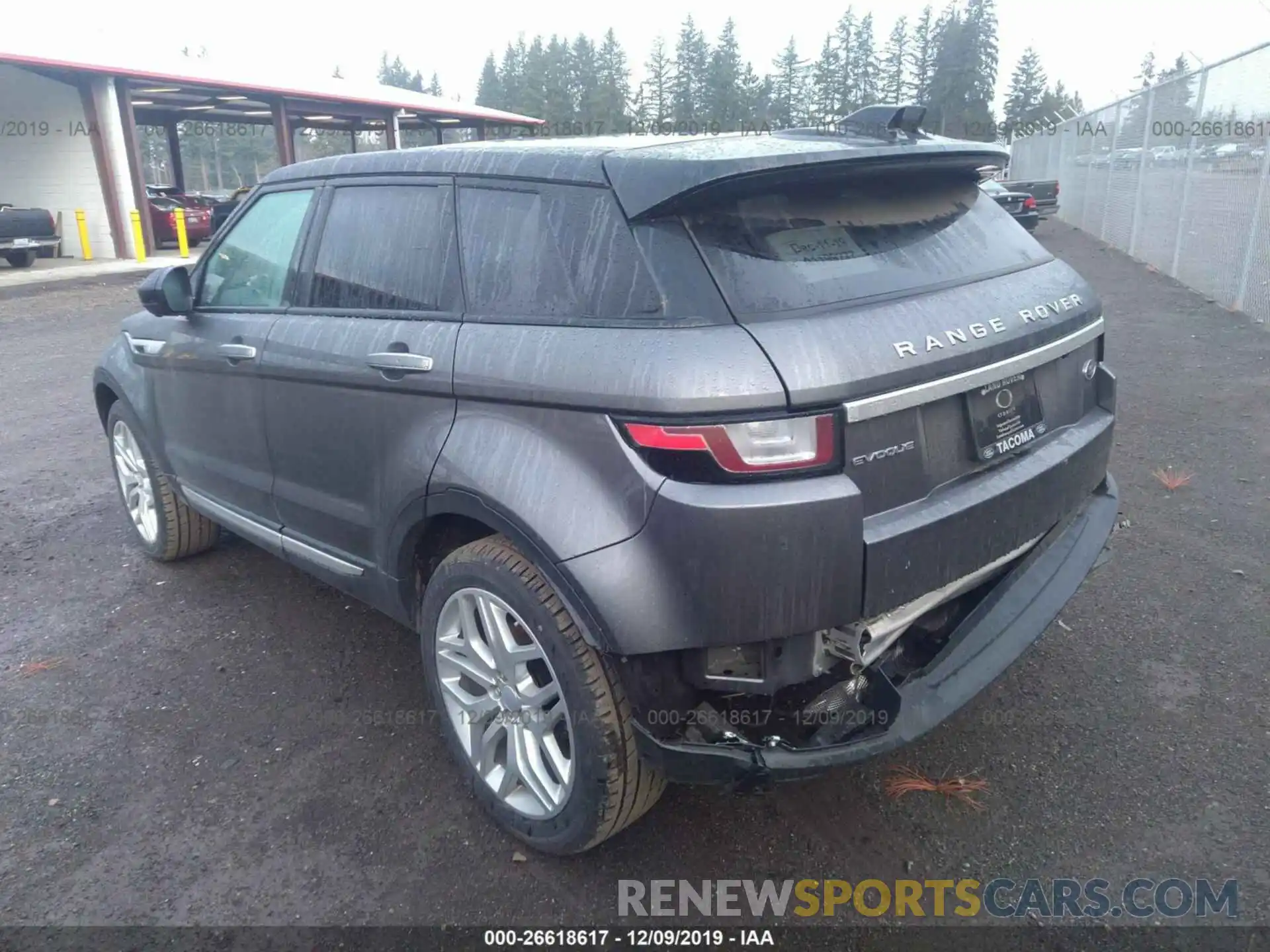 3 Фотография поврежденного автомобиля SALVR2RX5KH331452 LAND ROVER RANGE ROVER EVOQUE 2019