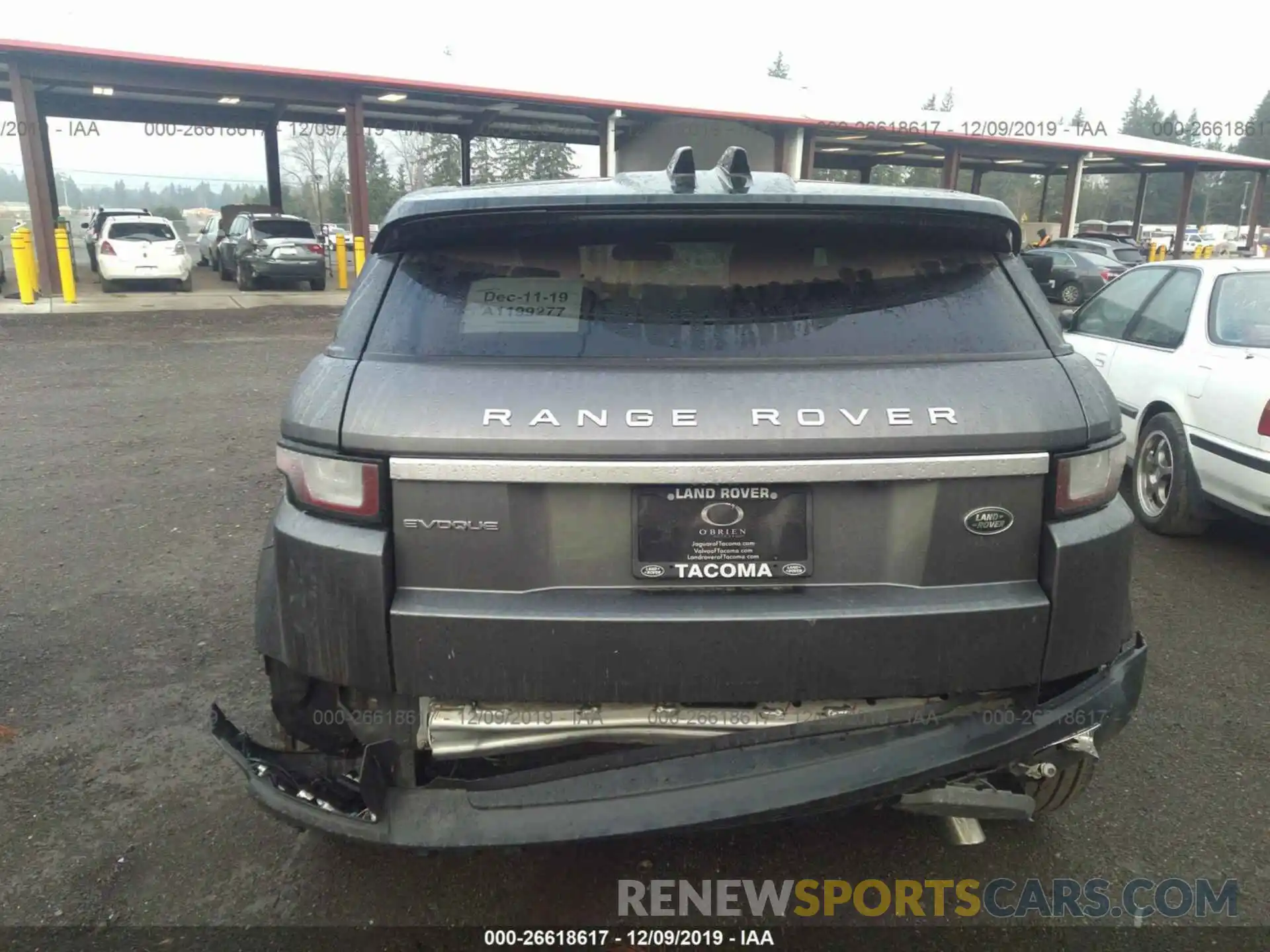 6 Photograph of a damaged car SALVR2RX5KH331452 LAND ROVER RANGE ROVER EVOQUE 2019