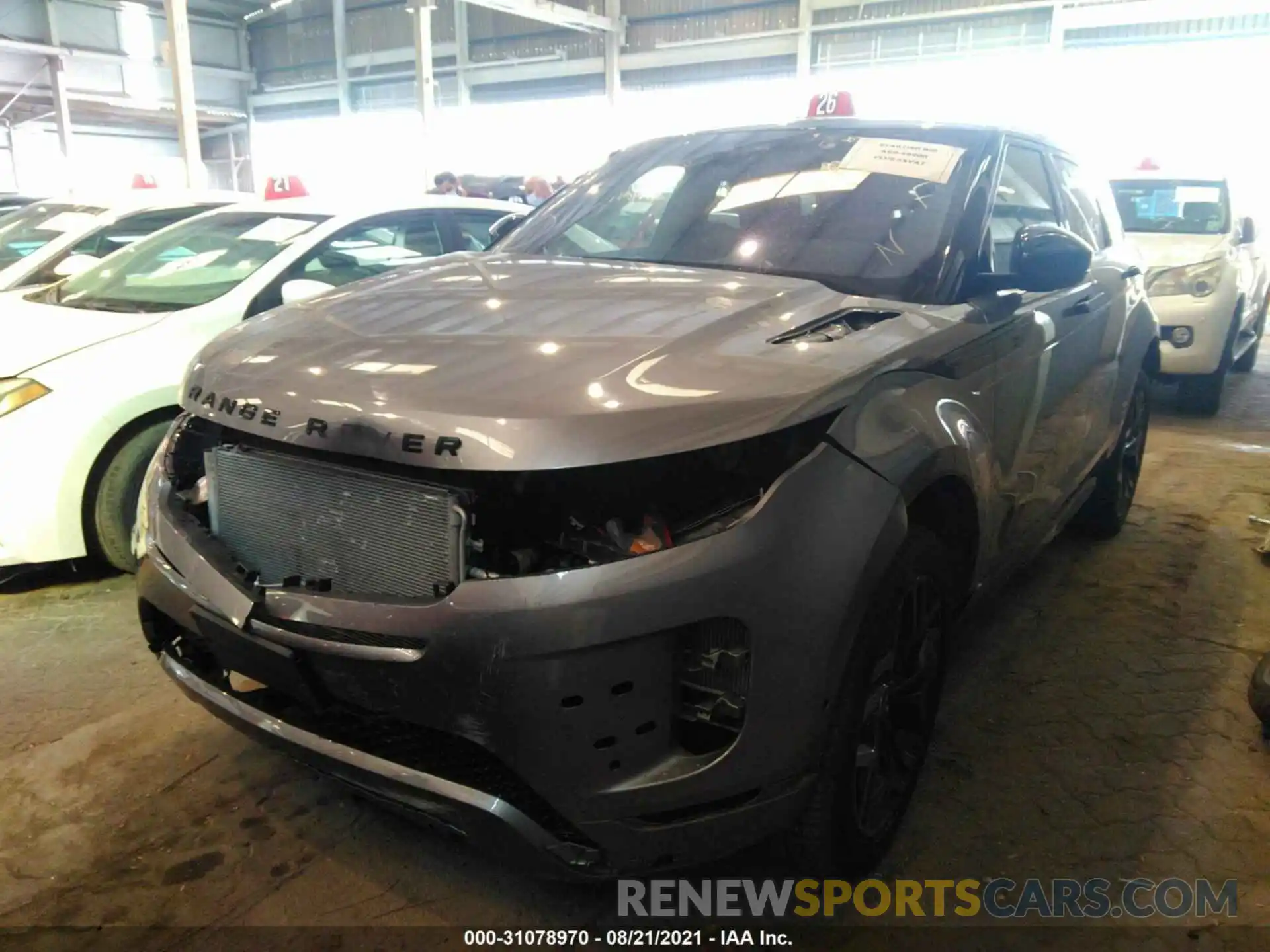 2 Photograph of a damaged car 000ZL2GXXLH040937 LAND ROVER RANGE ROVER EVOQUE 2020