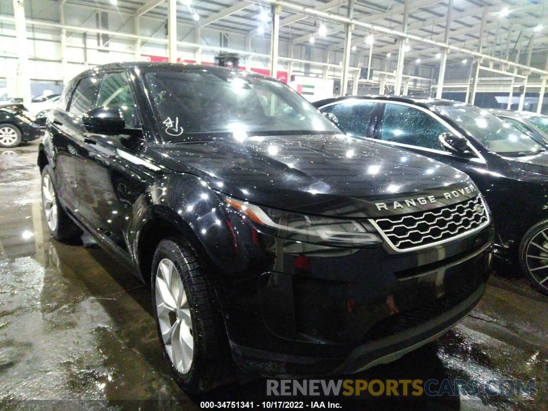 1 Photograph of a damaged car 000ZP2FX7LH076011 LAND ROVER RANGE ROVER EVOQUE 2020