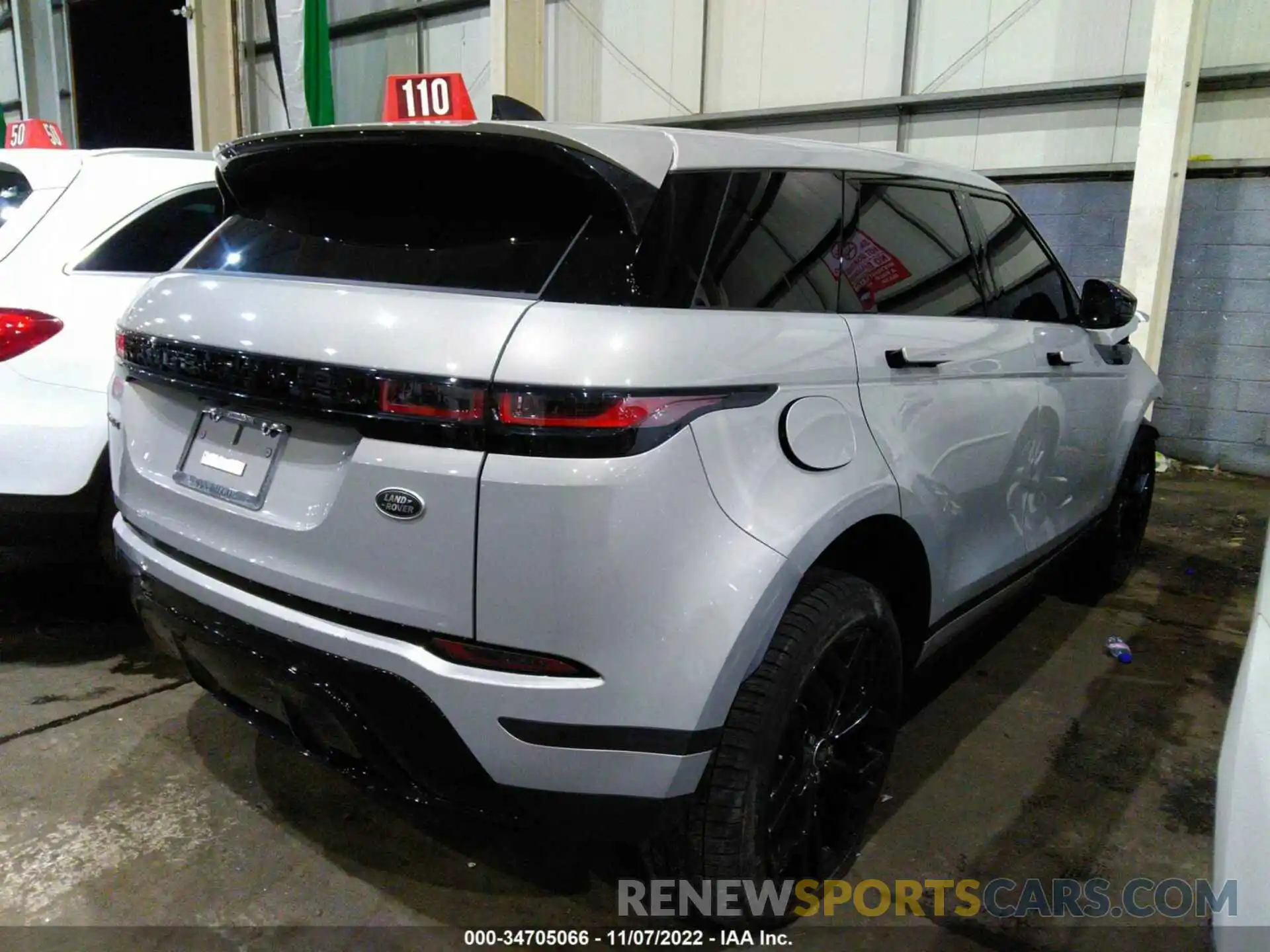 4 Фотография поврежденного автомобиля 00LZJ2FX2LH099293 LAND ROVER RANGE ROVER EVOQUE 2020