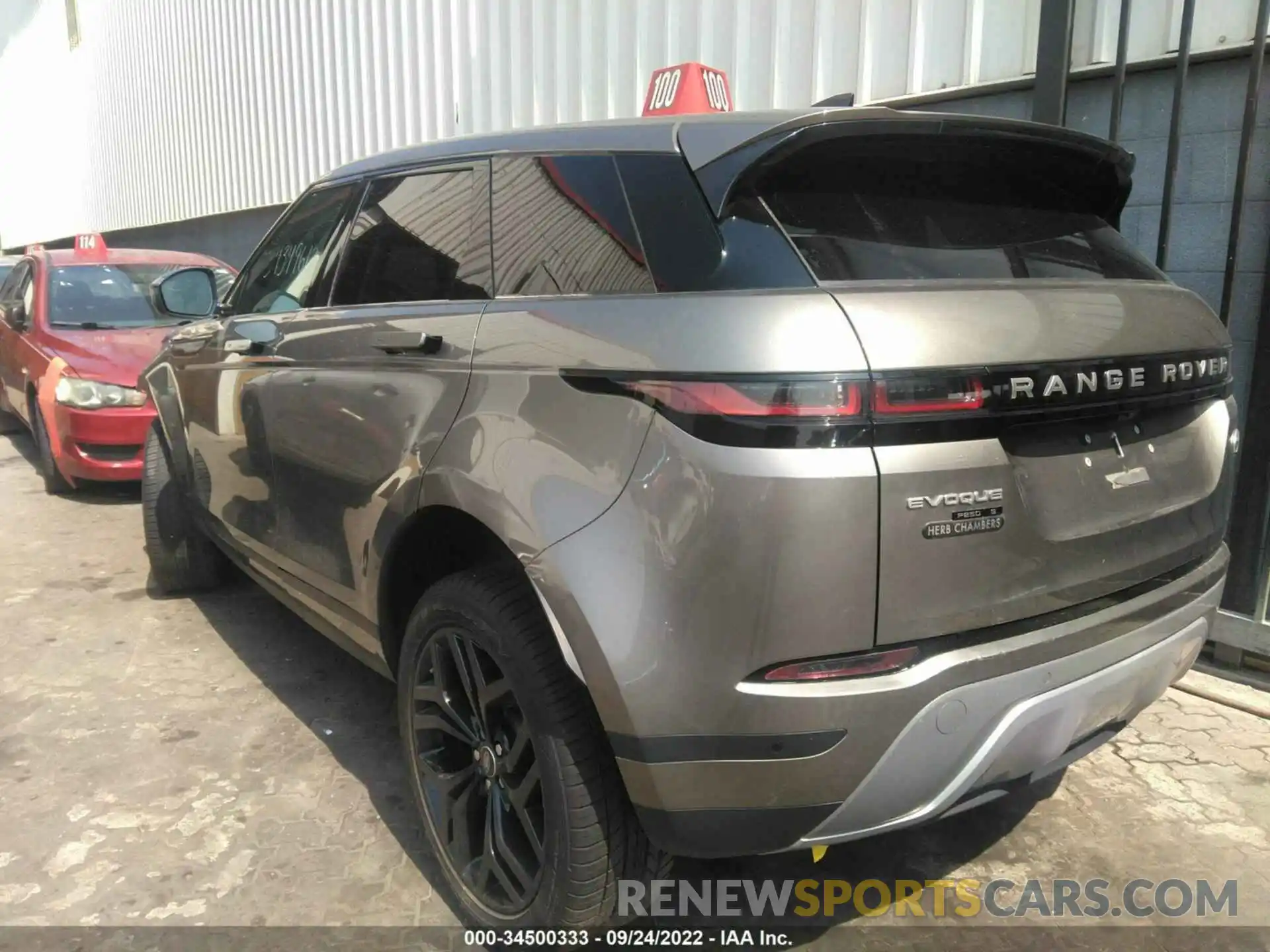 3 Фотография поврежденного автомобиля 00LZJ2FX7LH053782 LAND ROVER RANGE ROVER EVOQUE 2020