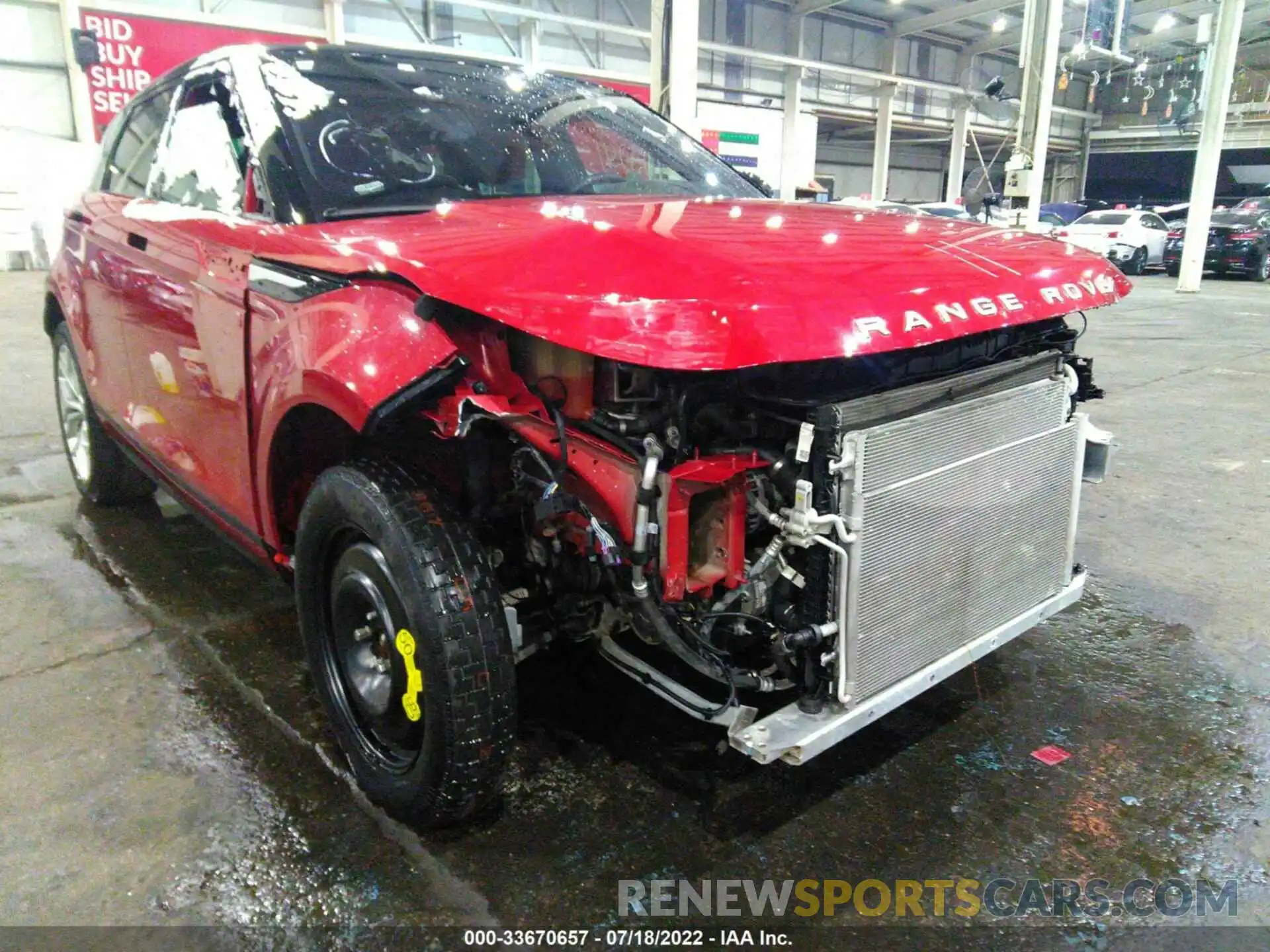 6 Фотография поврежденного автомобиля 00LZP2FX2LH028920 LAND ROVER RANGE ROVER EVOQUE 2020