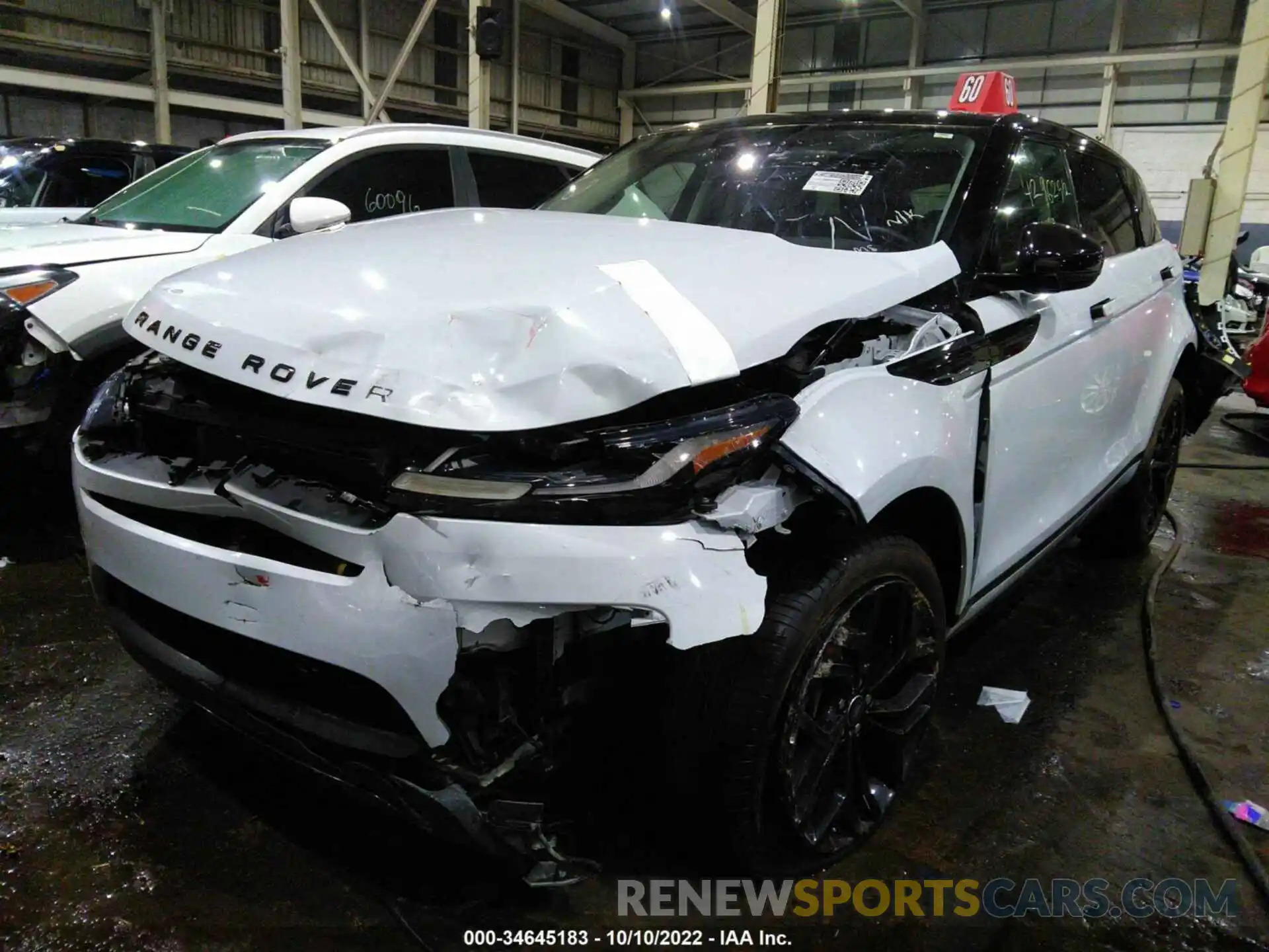 2 Фотография поврежденного автомобиля 00LZP2FX4LH112415 LAND ROVER RANGE ROVER EVOQUE 2020