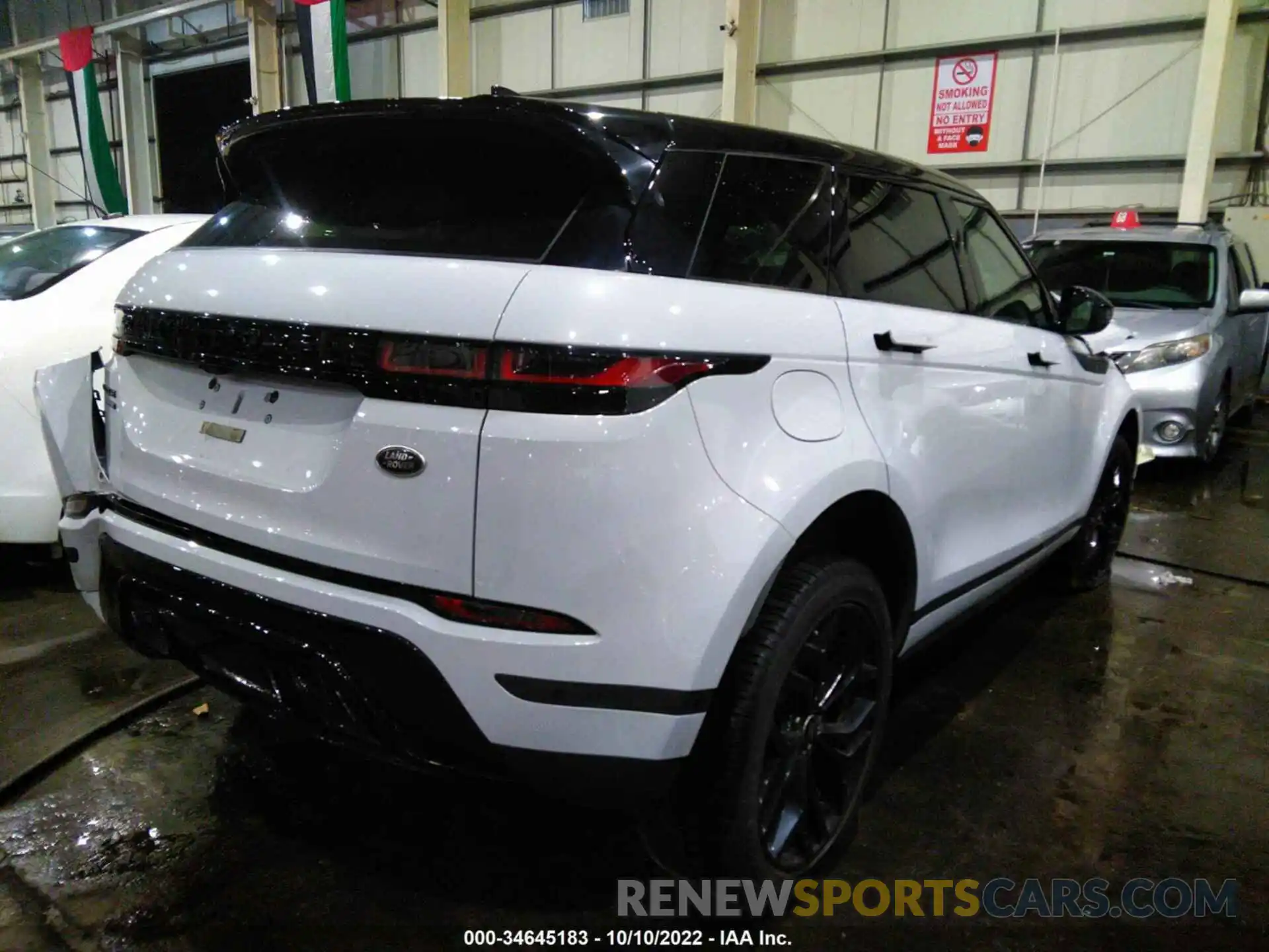 4 Фотография поврежденного автомобиля 00LZP2FX4LH112415 LAND ROVER RANGE ROVER EVOQUE 2020