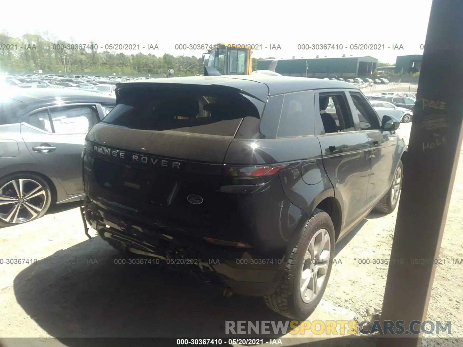 4 Фотография поврежденного автомобиля SALZJ2FX0LH044146 LAND ROVER RANGE ROVER EVOQUE 2020