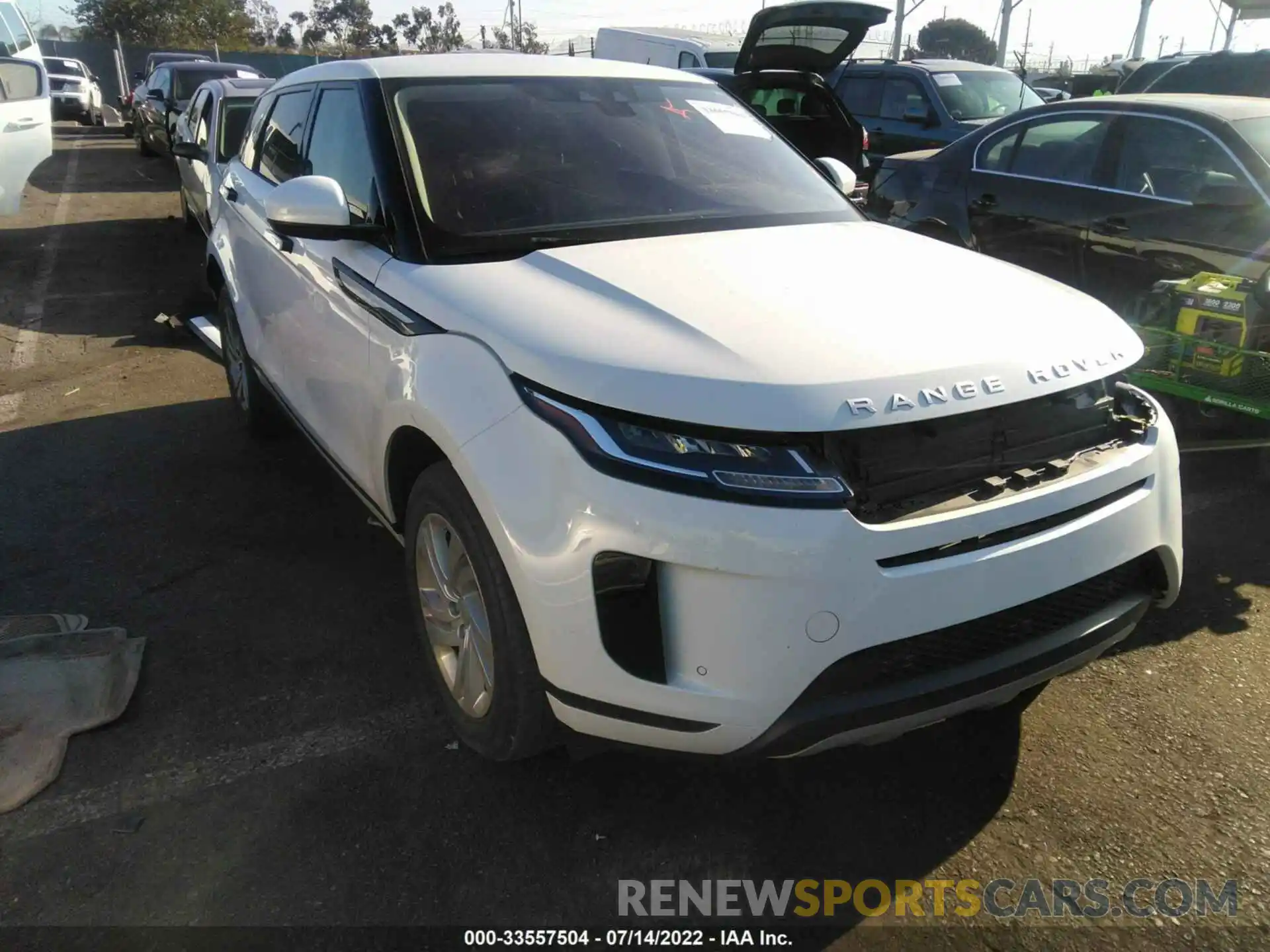 1 Фотография поврежденного автомобиля SALZJ2FX1LH009163 LAND ROVER RANGE ROVER EVOQUE 2020