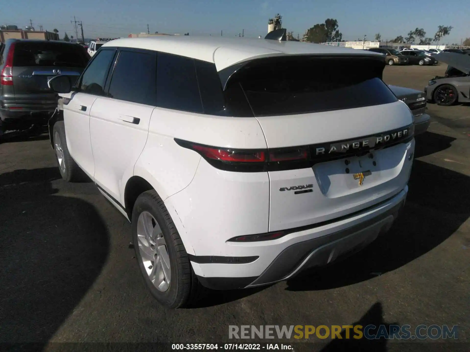 3 Photograph of a damaged car SALZJ2FX1LH009163 LAND ROVER RANGE ROVER EVOQUE 2020