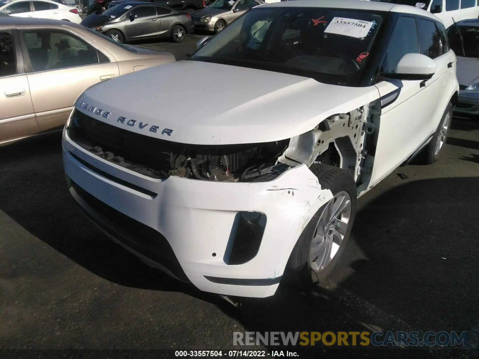 6 Photograph of a damaged car SALZJ2FX1LH009163 LAND ROVER RANGE ROVER EVOQUE 2020