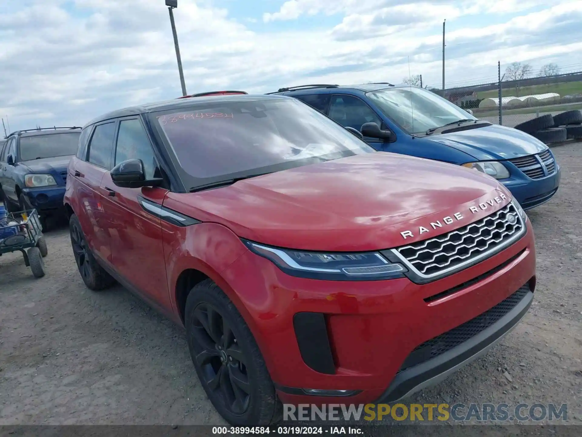 1 Photograph of a damaged car SALZJ2FX1LH040834 LAND ROVER RANGE ROVER EVOQUE 2020