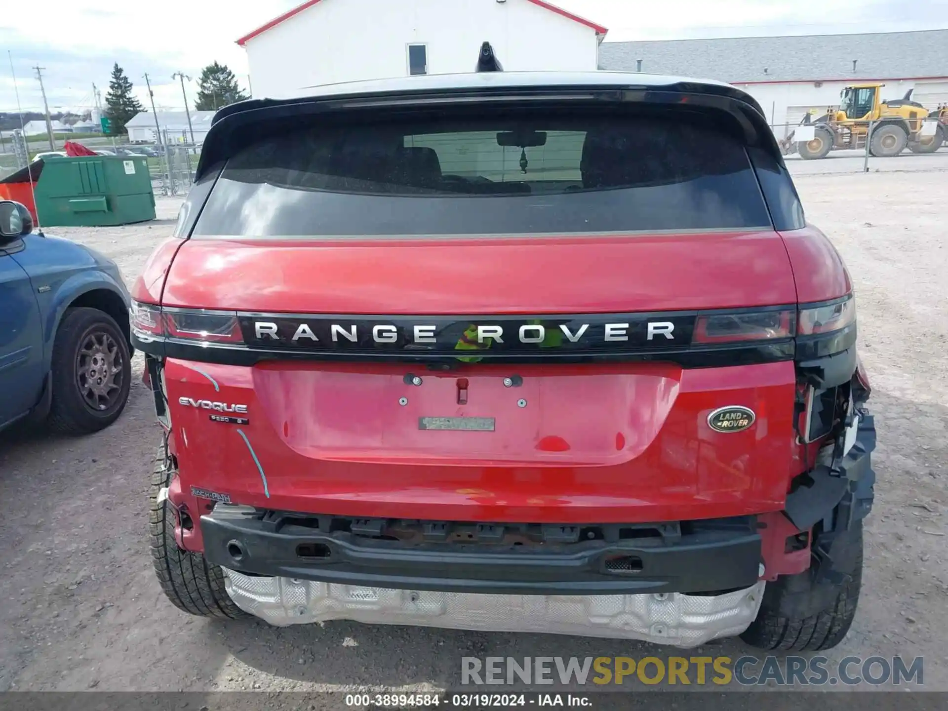 16 Photograph of a damaged car SALZJ2FX1LH040834 LAND ROVER RANGE ROVER EVOQUE 2020